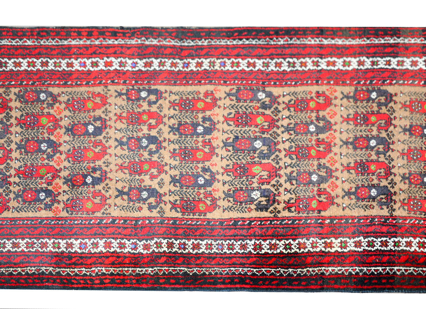 Vintage Afghani Baluch Prayer Rug For Sale