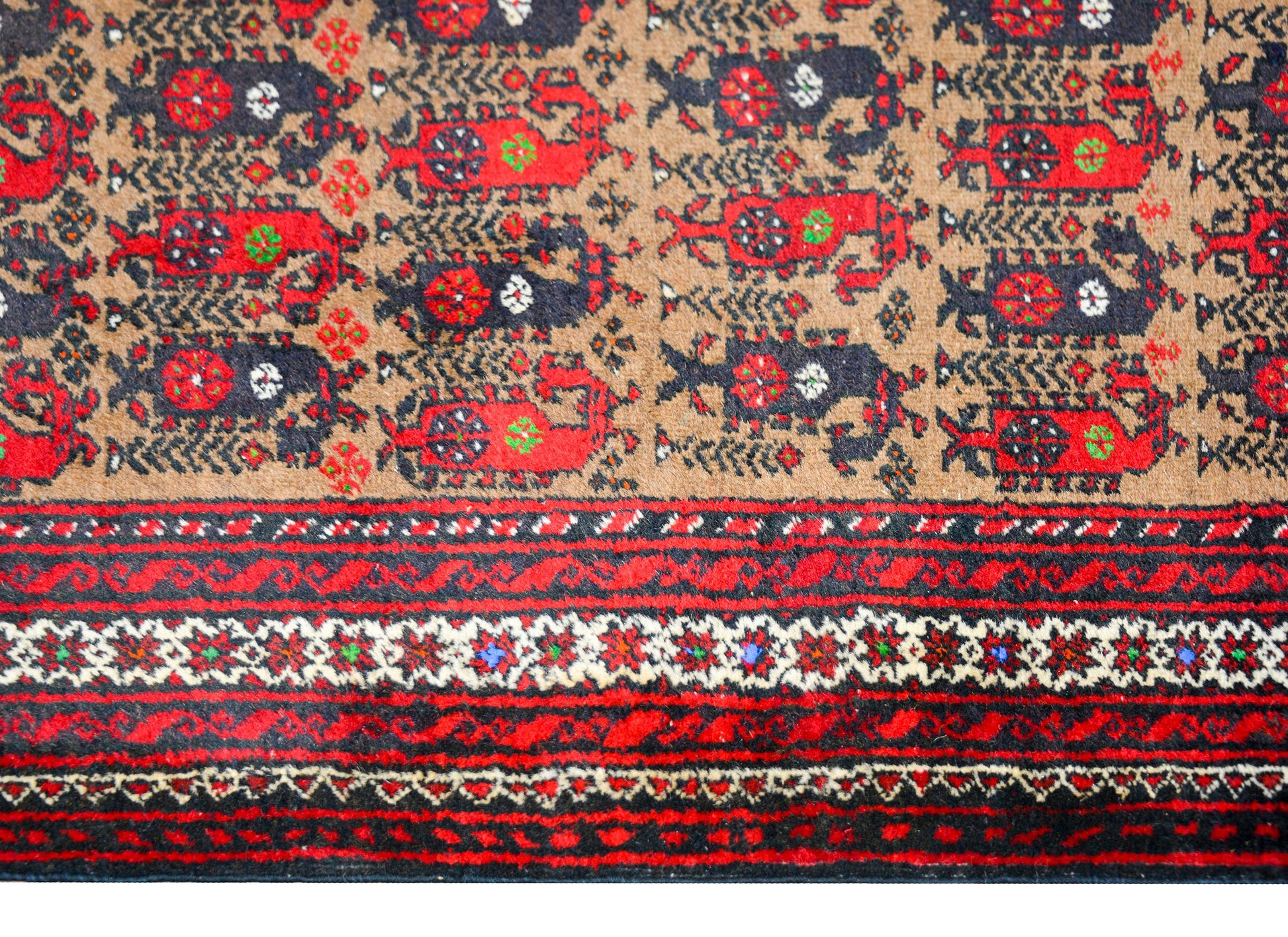 Vintage Afghani Baluch Prayer Rug For Sale