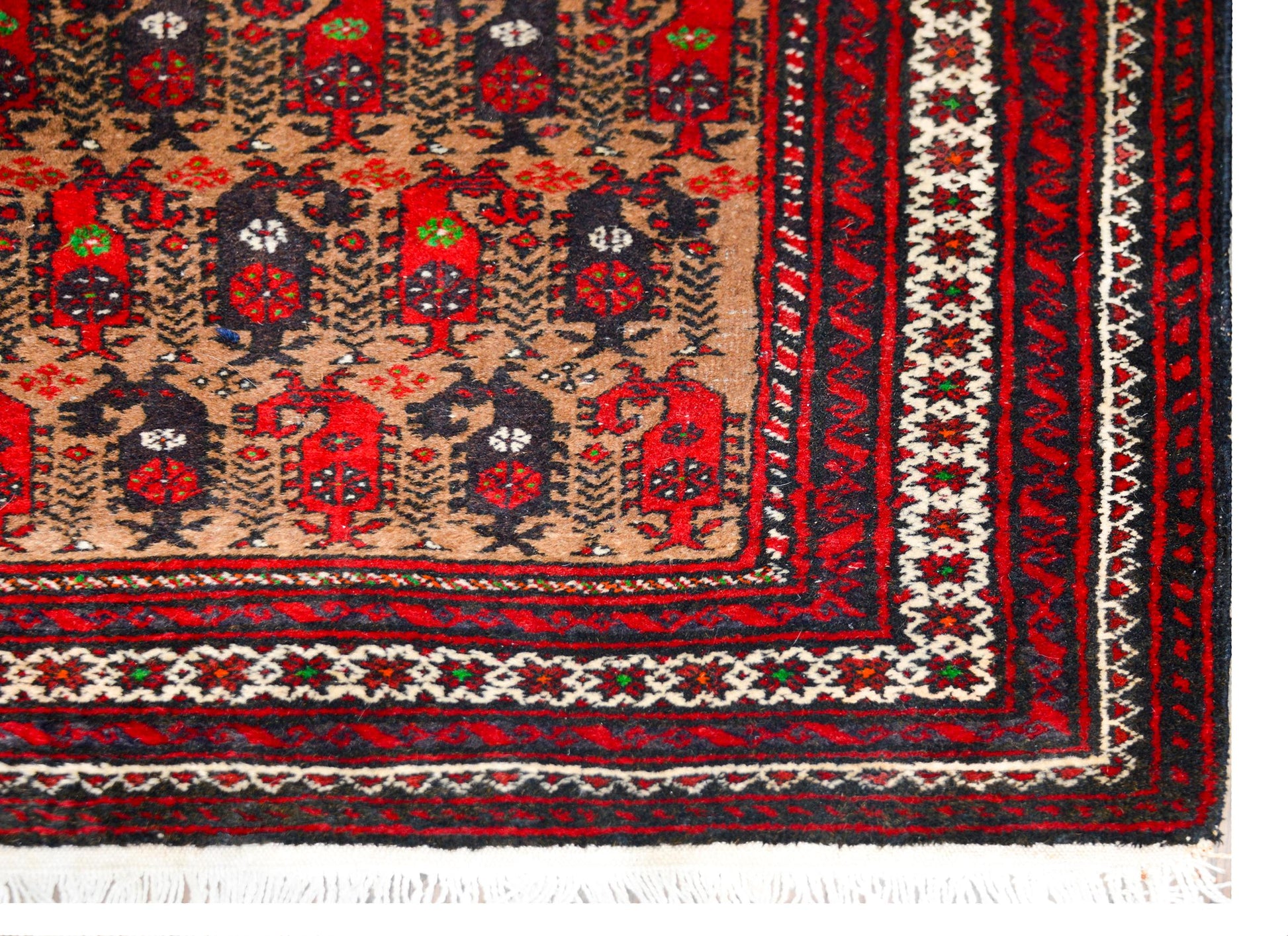 Vintage Afghani Baluch Prayer Rug For Sale