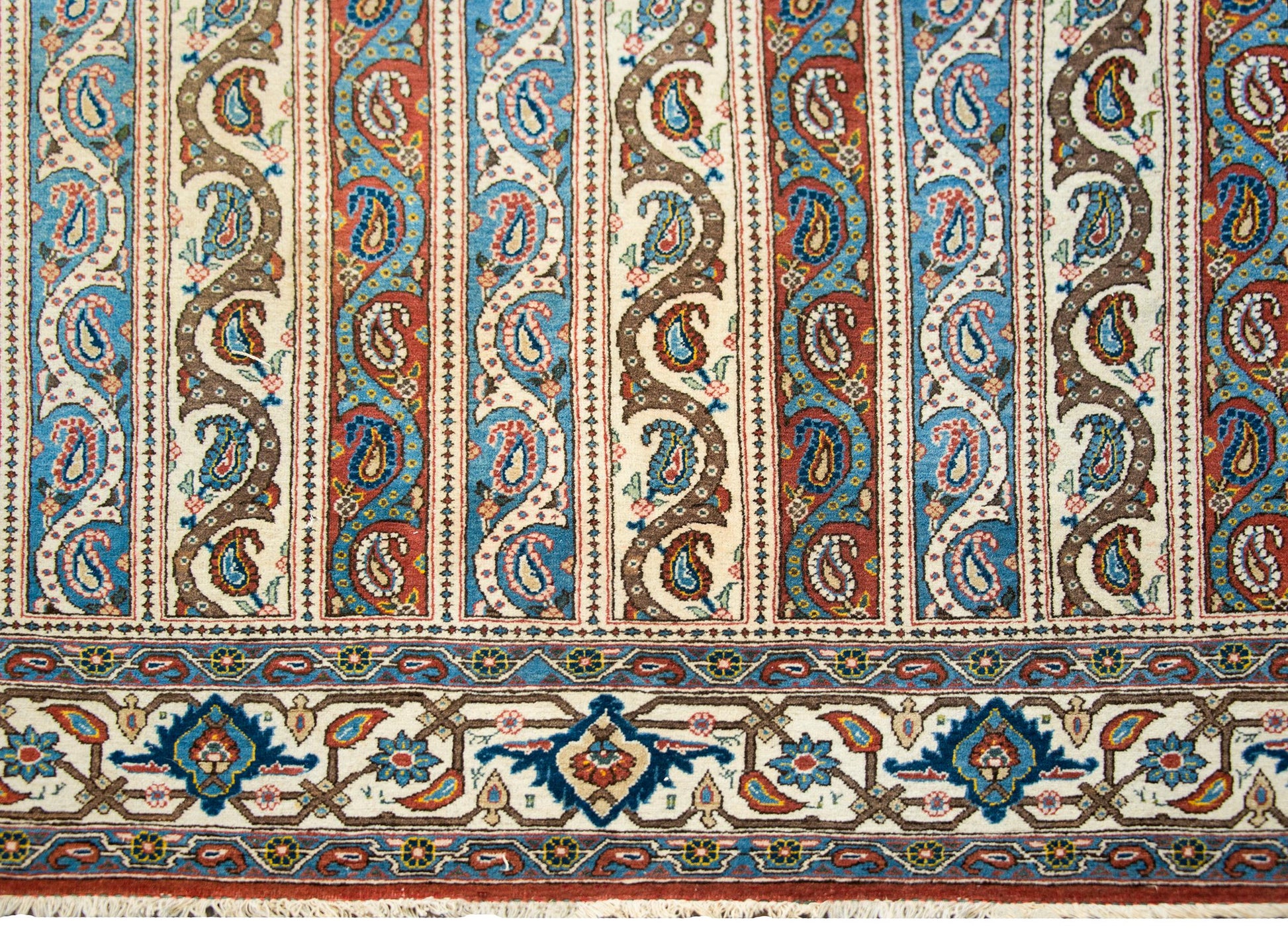 Vintage Persian Qum Rug For Sale