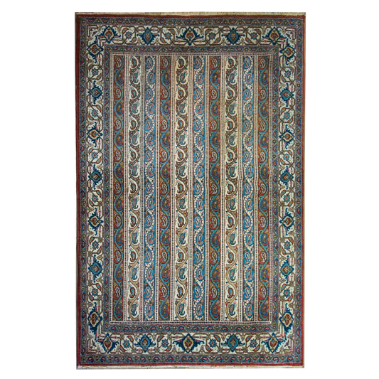 Vintage Persian Qum Rug For Sale