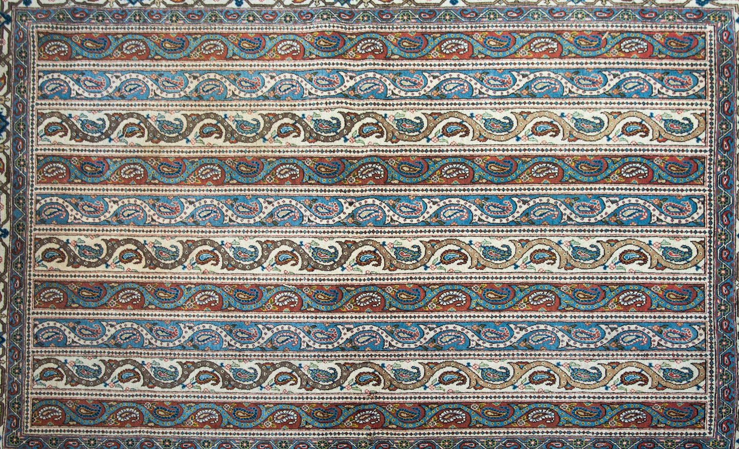 Vintage Persian Qum Rug For Sale