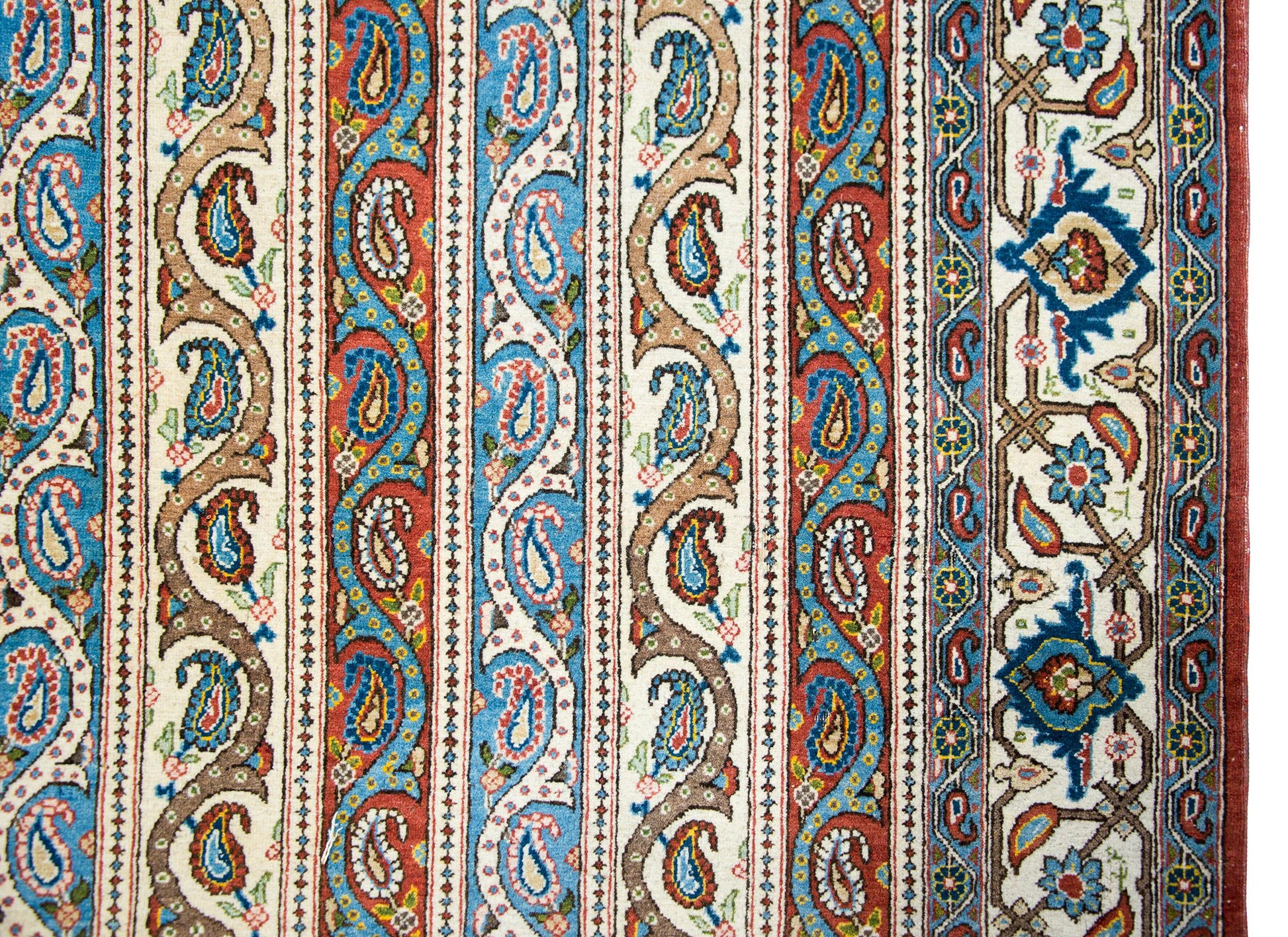 Vintage Persian Qum Rug For Sale