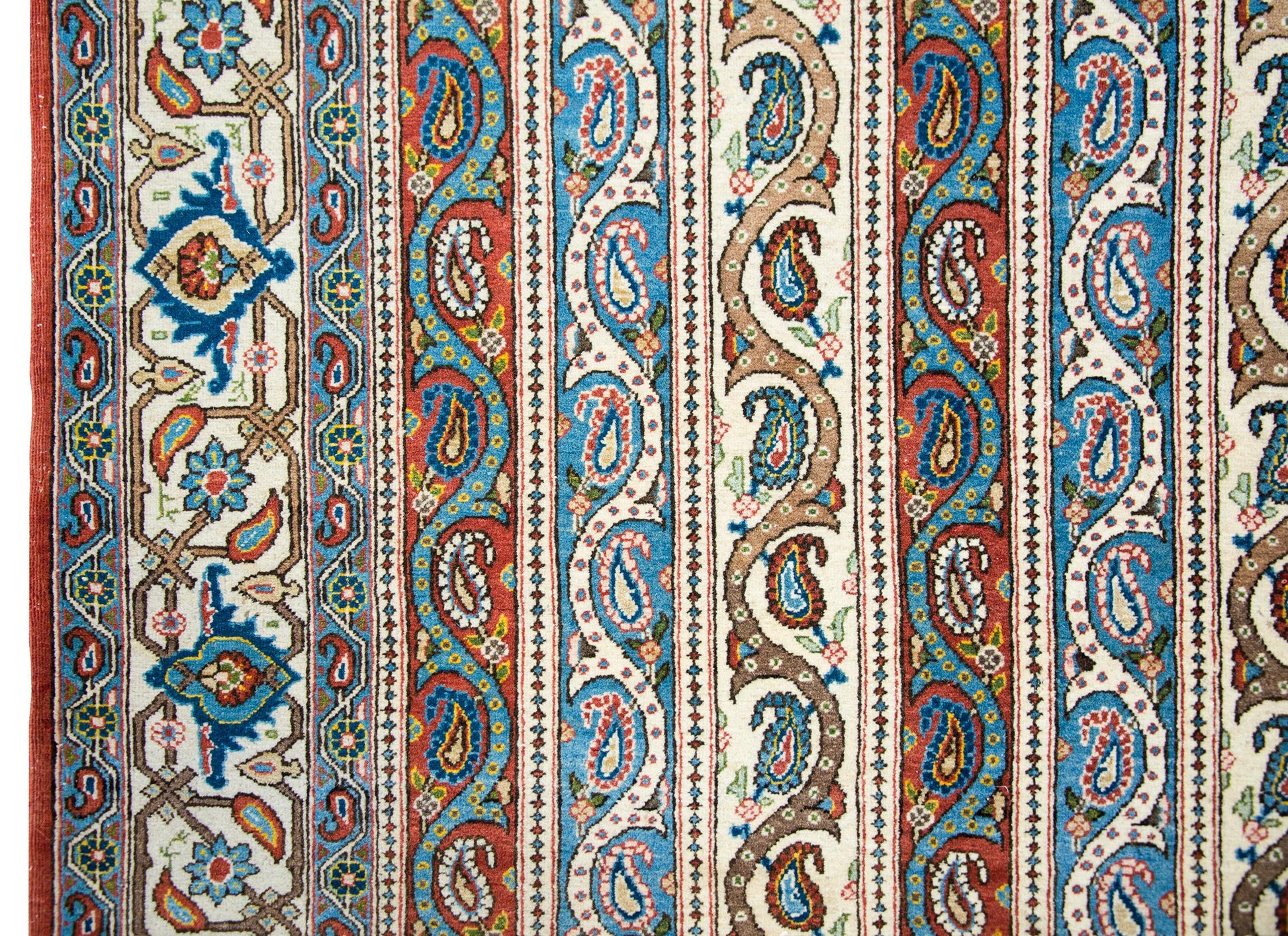 Vintage Persian Qum Rug For Sale