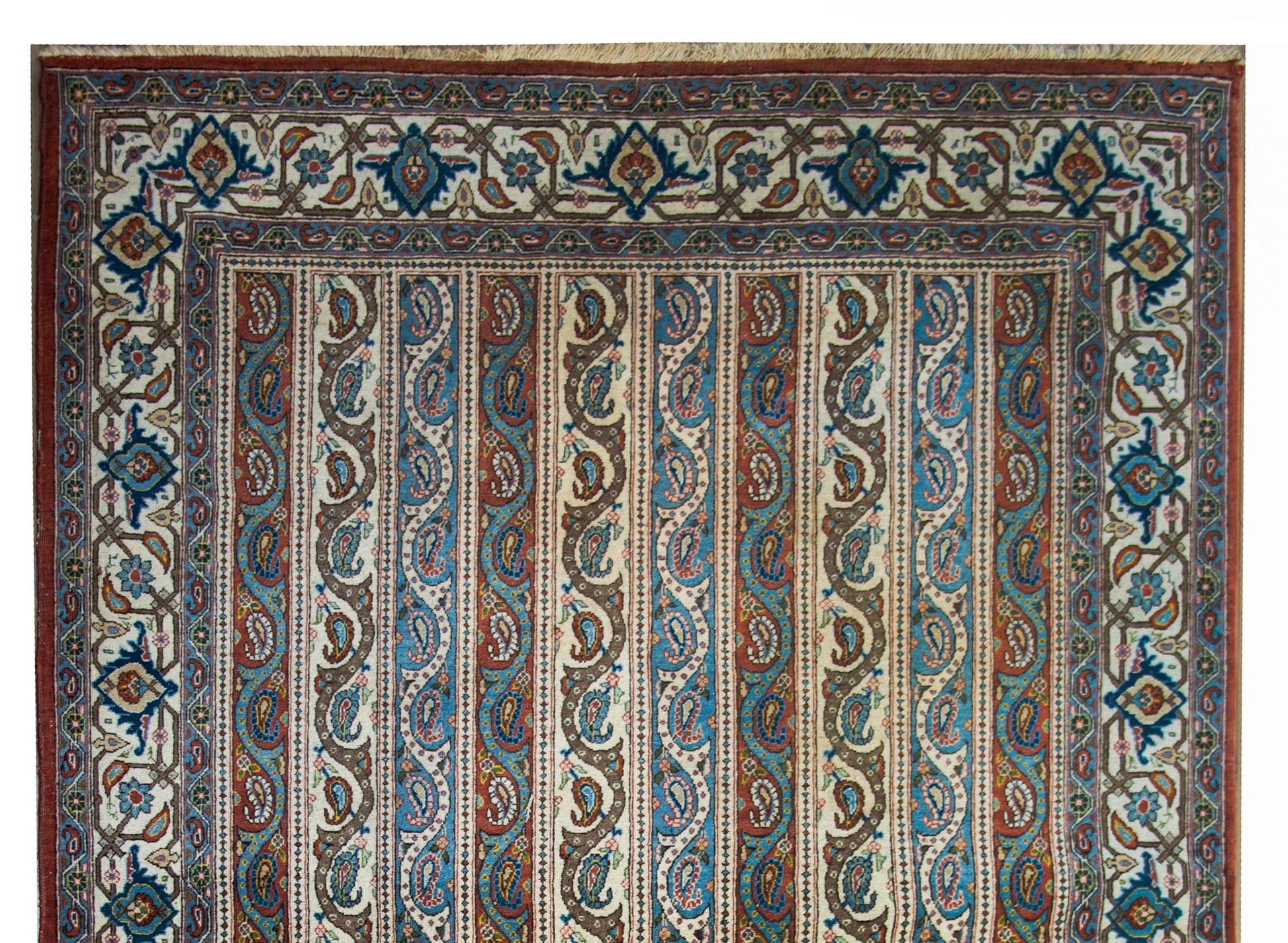 Vintage Persian Qum Rug For Sale