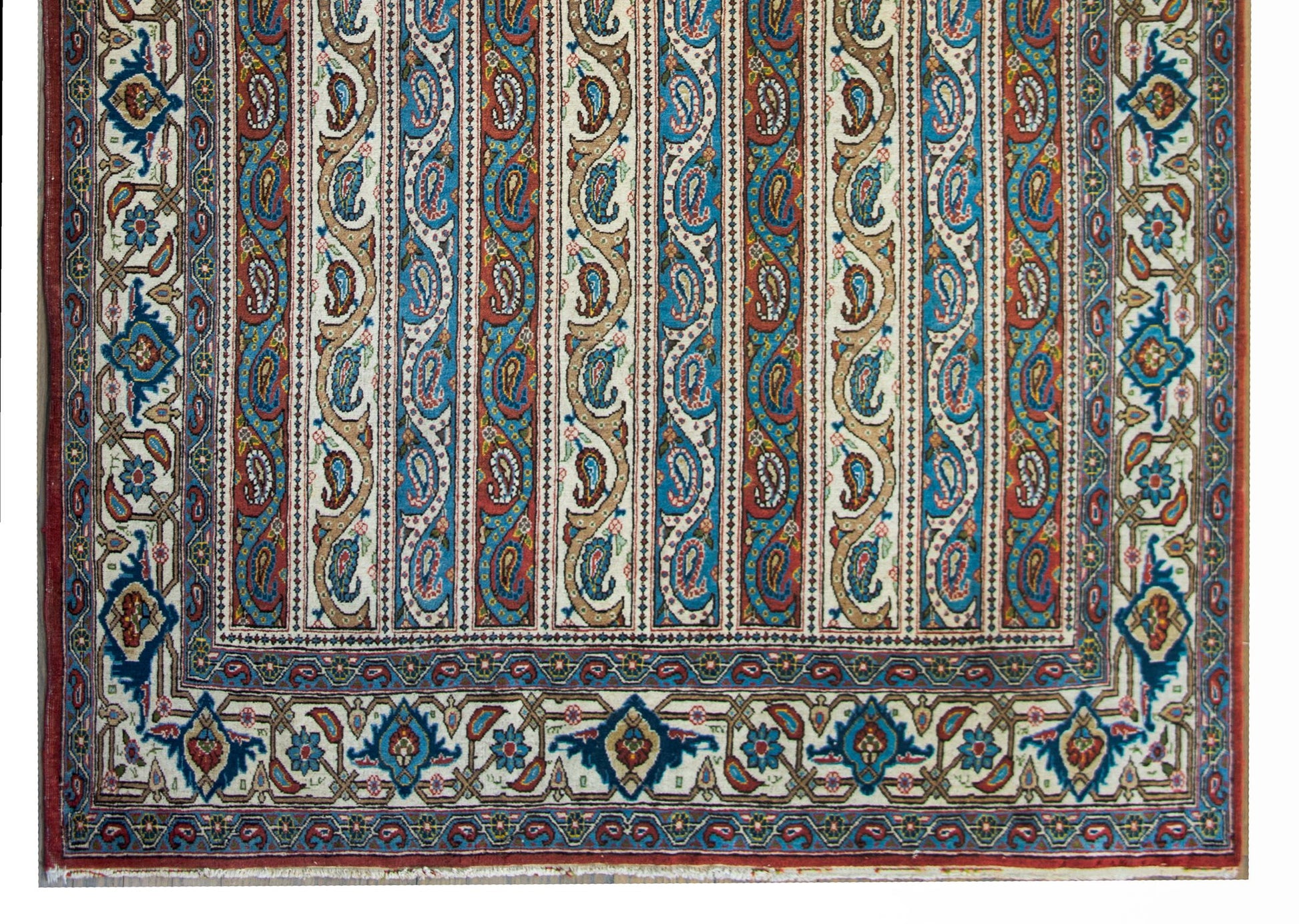 Vintage Persian Qum Rug For Sale