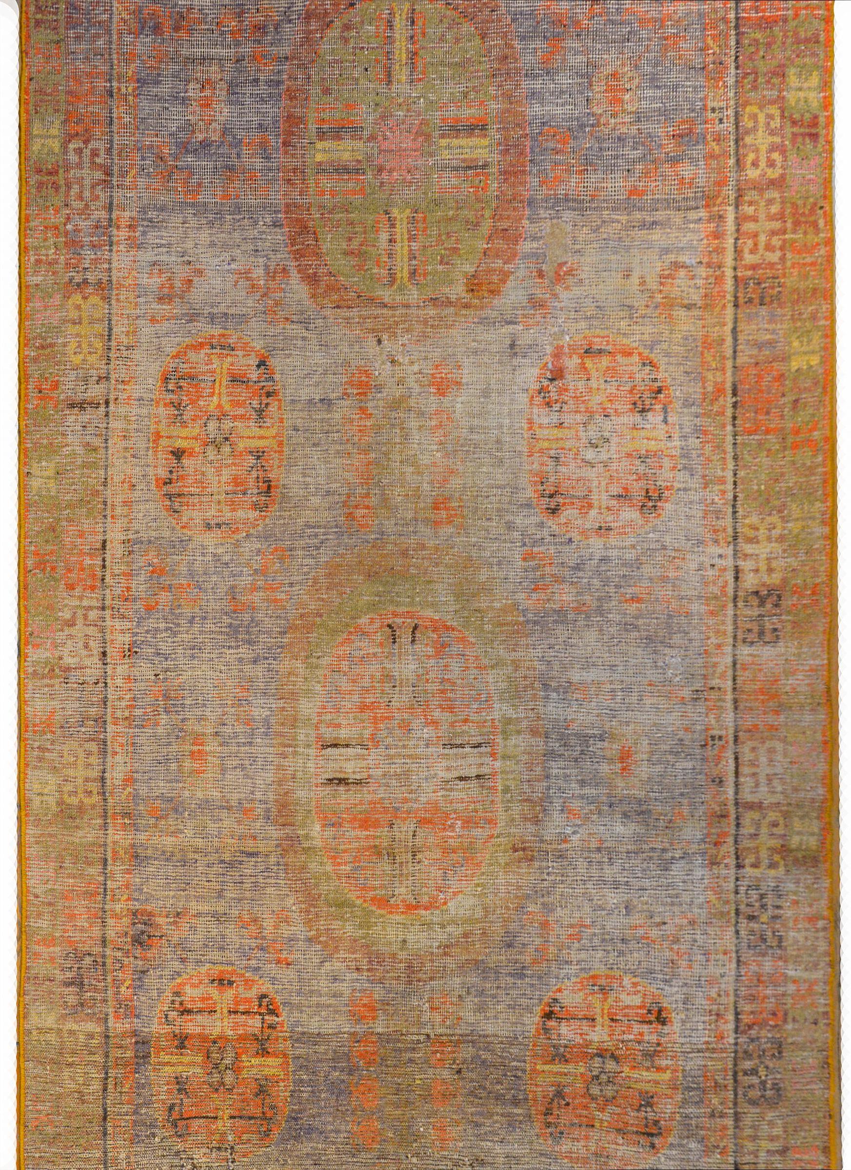 Handsome Early 20th Century Khotan Rug For Sale