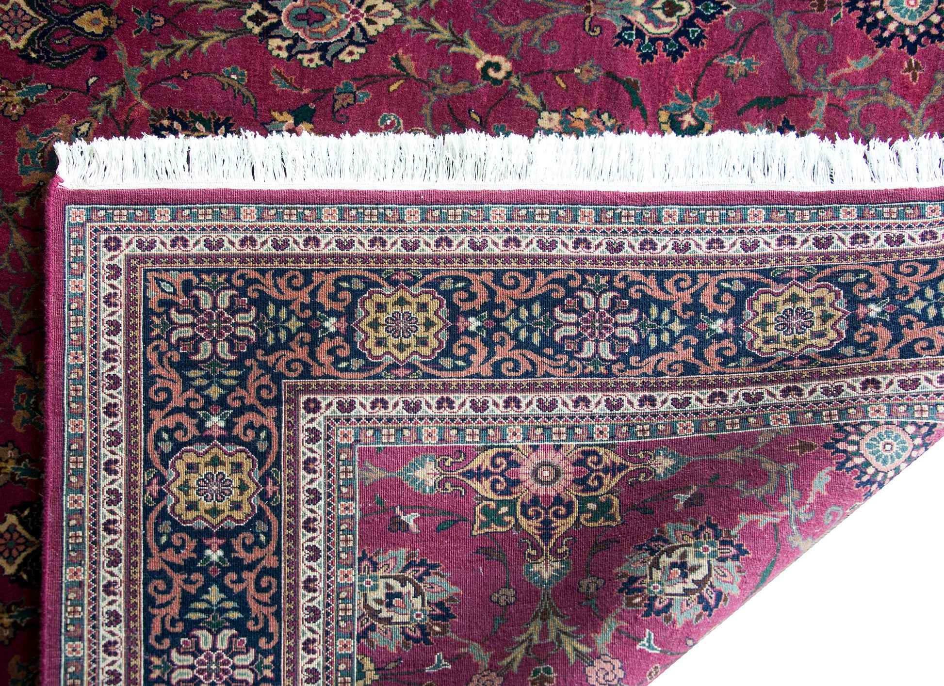 Late 20th Century Pakistani Tabriz Rug For Sale