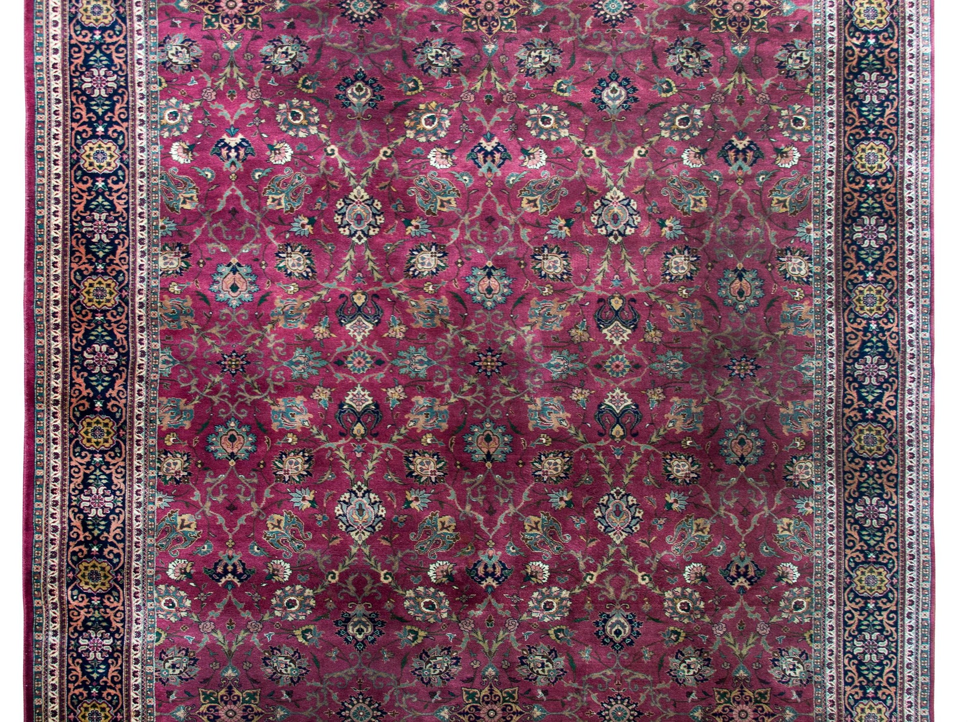 Late 20th Century Pakistani Tabriz Rug For Sale