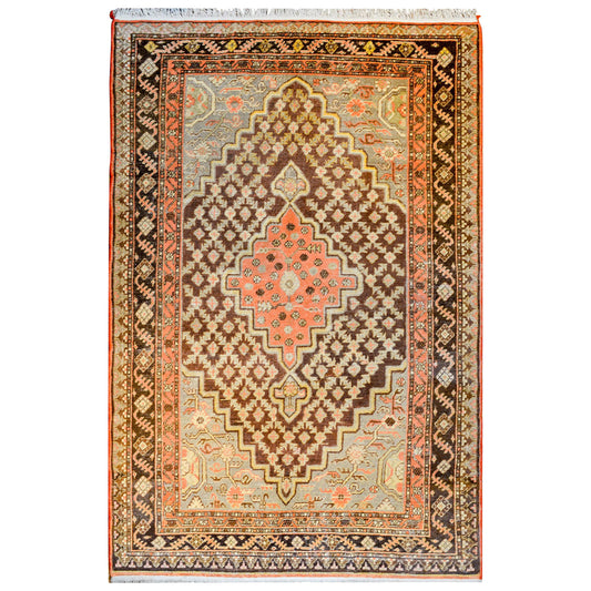 Early 20th Century Central Asian Samarghand Rug For Sale