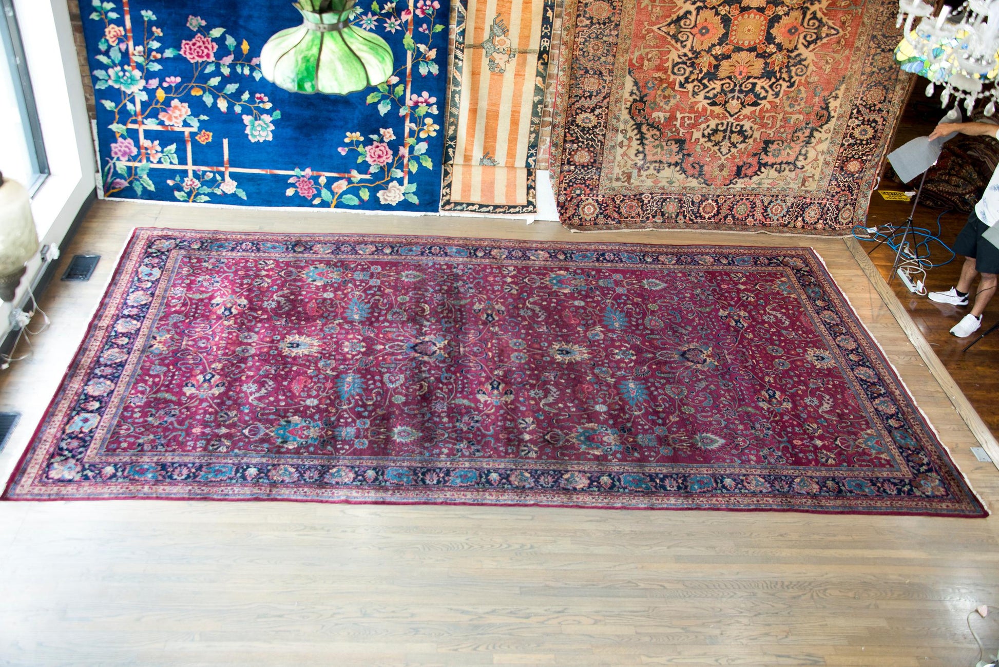 Early 20th Century Turkish Sparta Rug For Sale