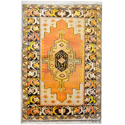 Vintage Turkish Oushak Rugl For Sale