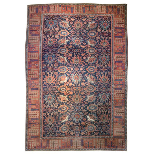 19th Century Persian Sultanabad Carpet For Sale
