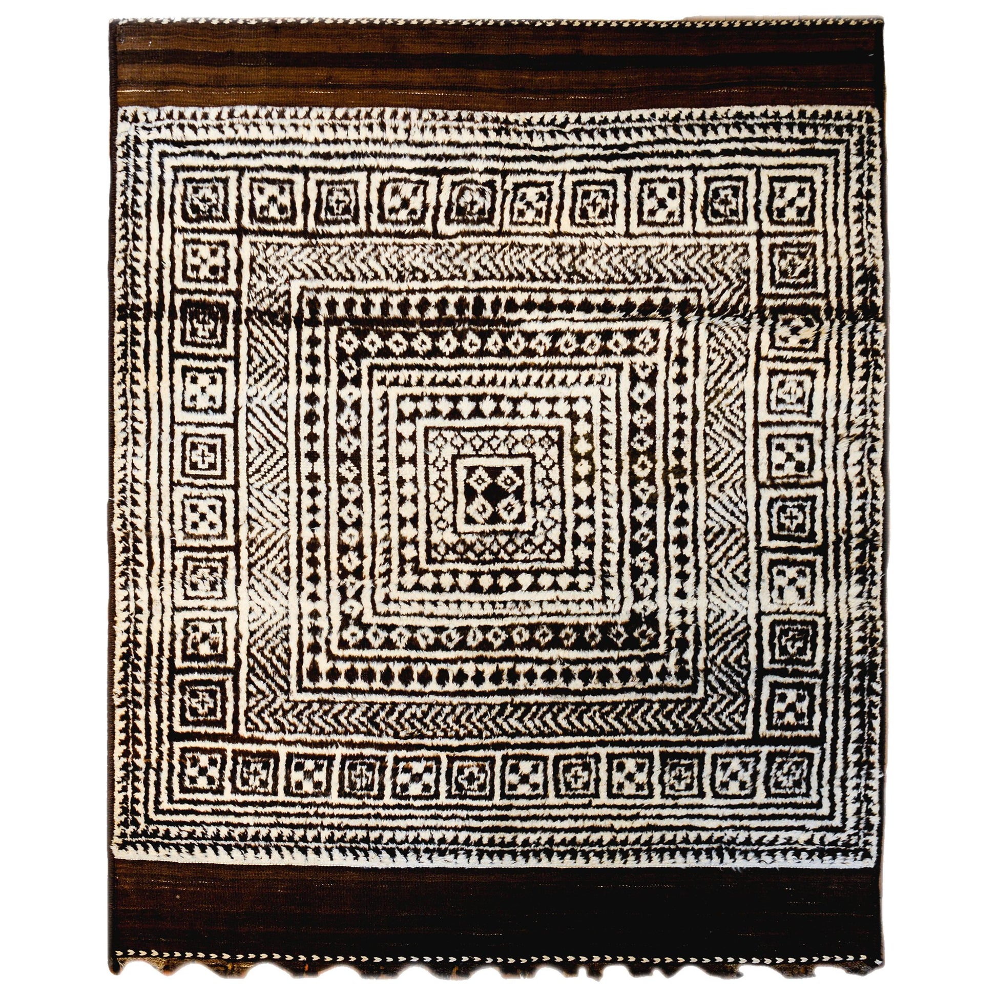 Incredible 19th Century Gabbeh Rug For Sale