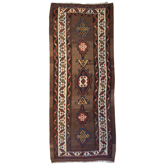 Beautiful Early 20th Century Shahsavan Kilim Runner For Sale