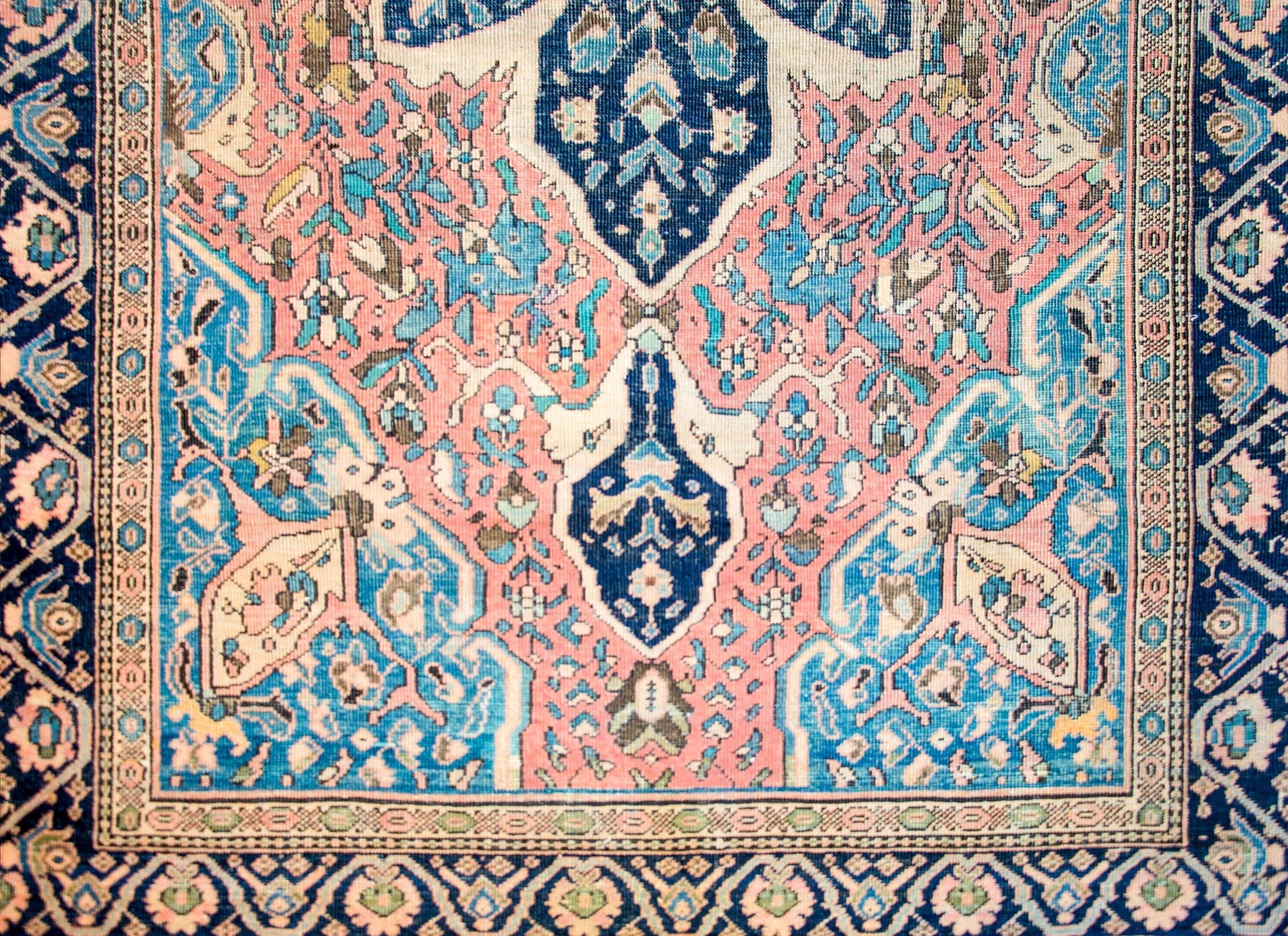Exquisite Late 19th Century Sarouk Farahan Rug For Sale