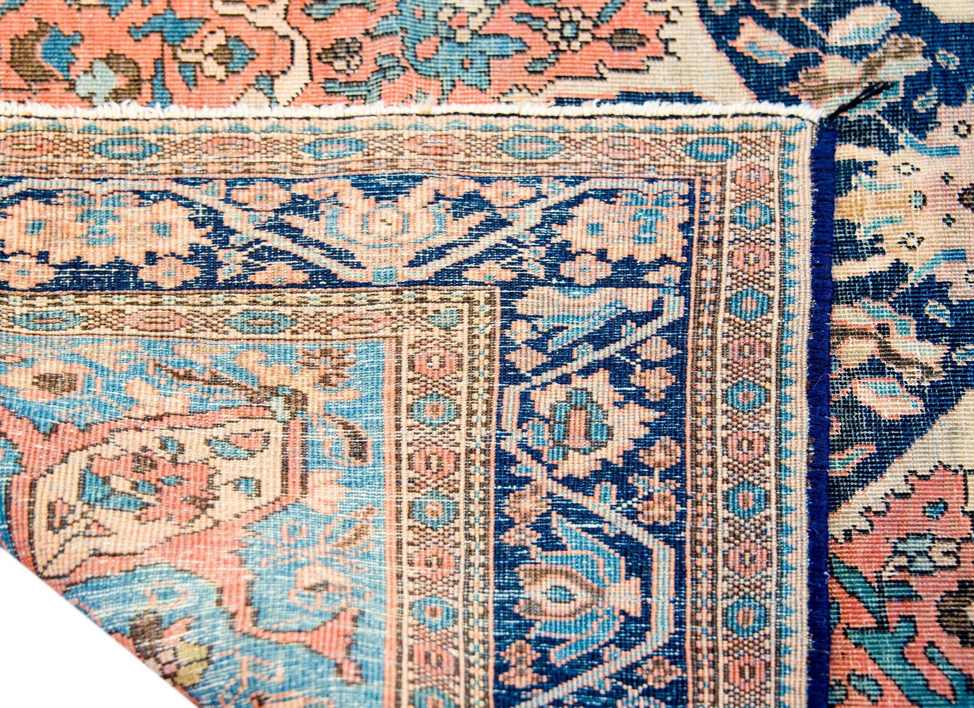 Exquisite Late 19th Century Sarouk Farahan Rug For Sale