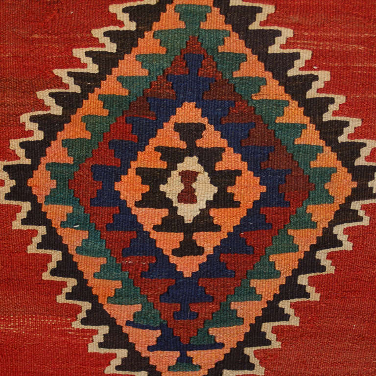 Early 20th Century Persian Kilim Runner For Sale