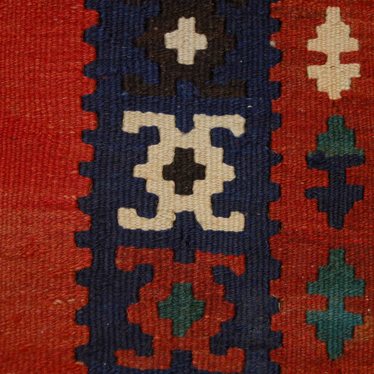 Early 20th Century Persian Kilim Runner For Sale