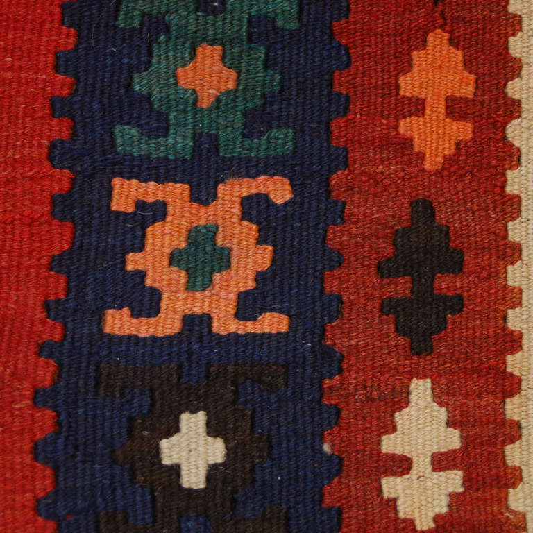 Early 20th Century Persian Kilim Runner For Sale