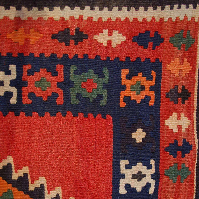 Early 20th Century Persian Kilim Runner For Sale