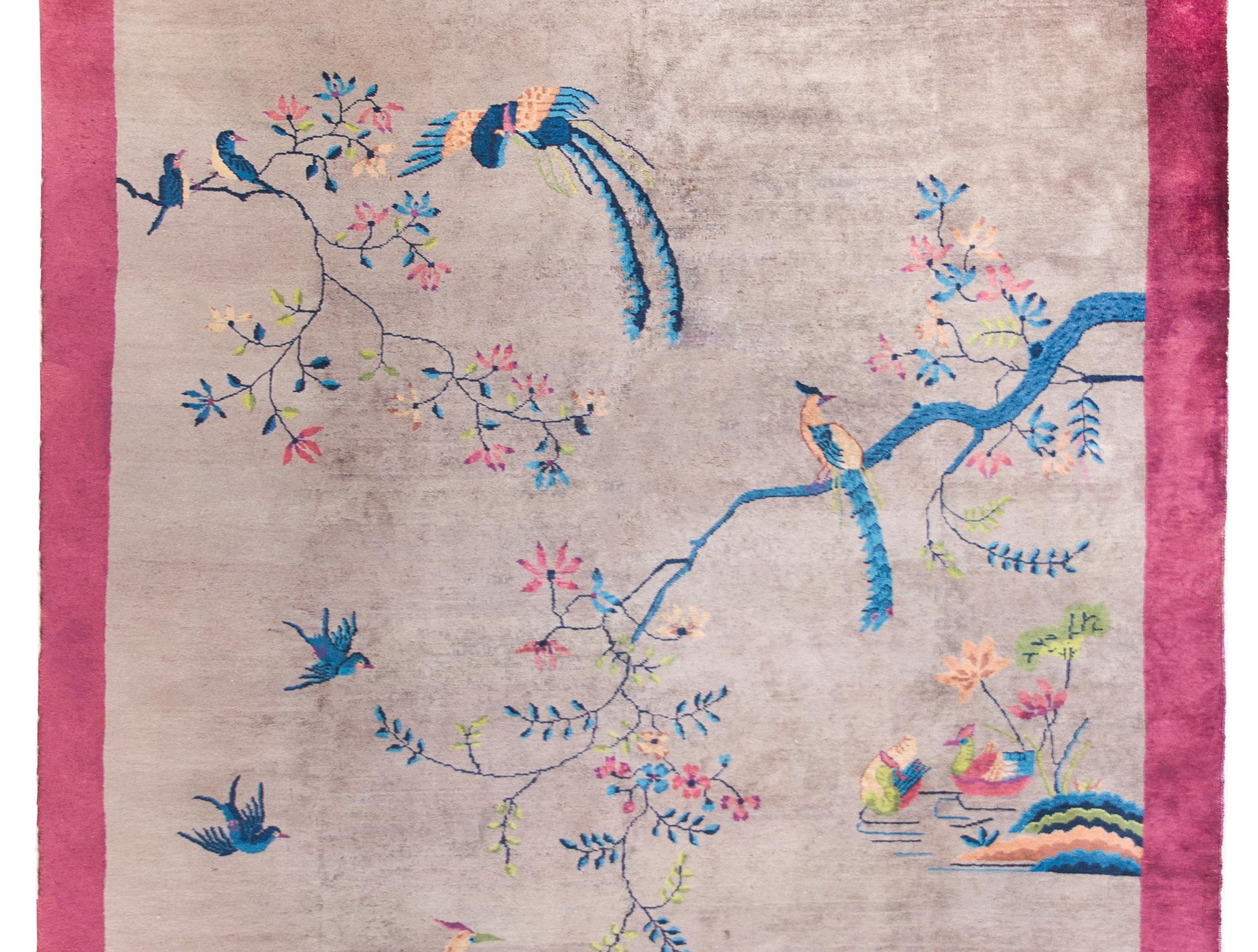 Early 20th Century Chinese Art Deco Rug For Sale