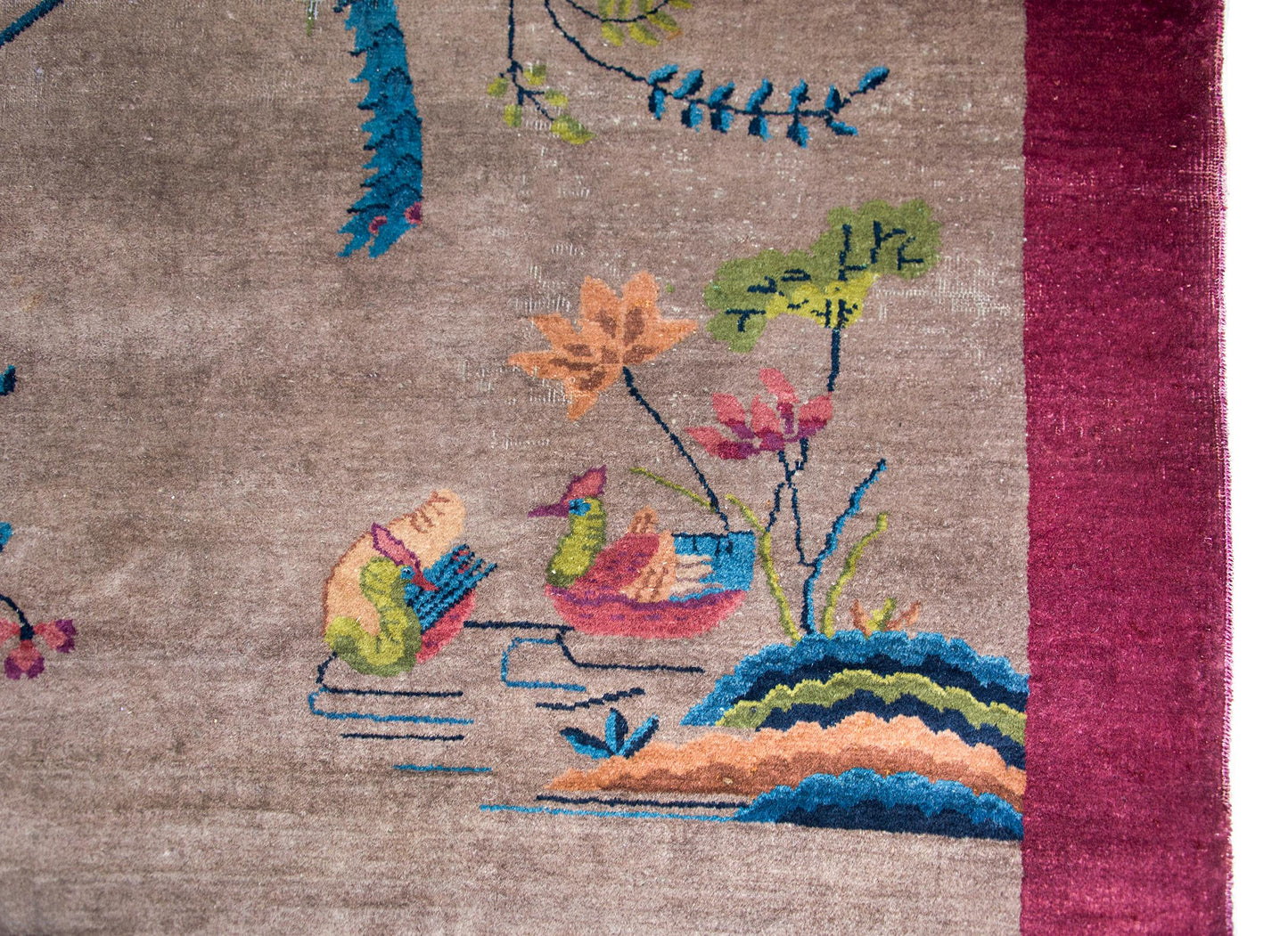 Early 20th Century Chinese Art Deco Rug For Sale