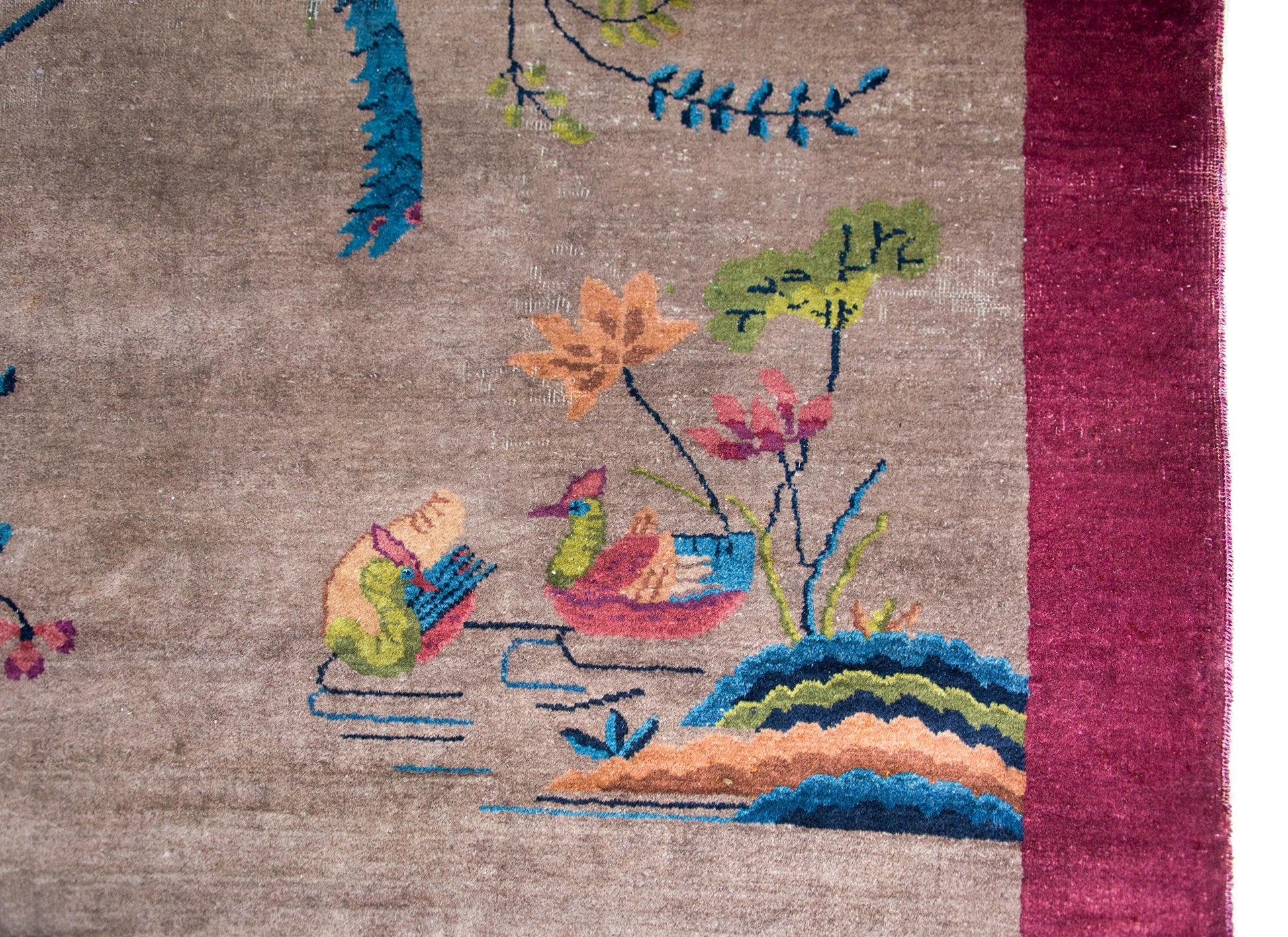 Early 20th Century Chinese Art Deco Rug For Sale