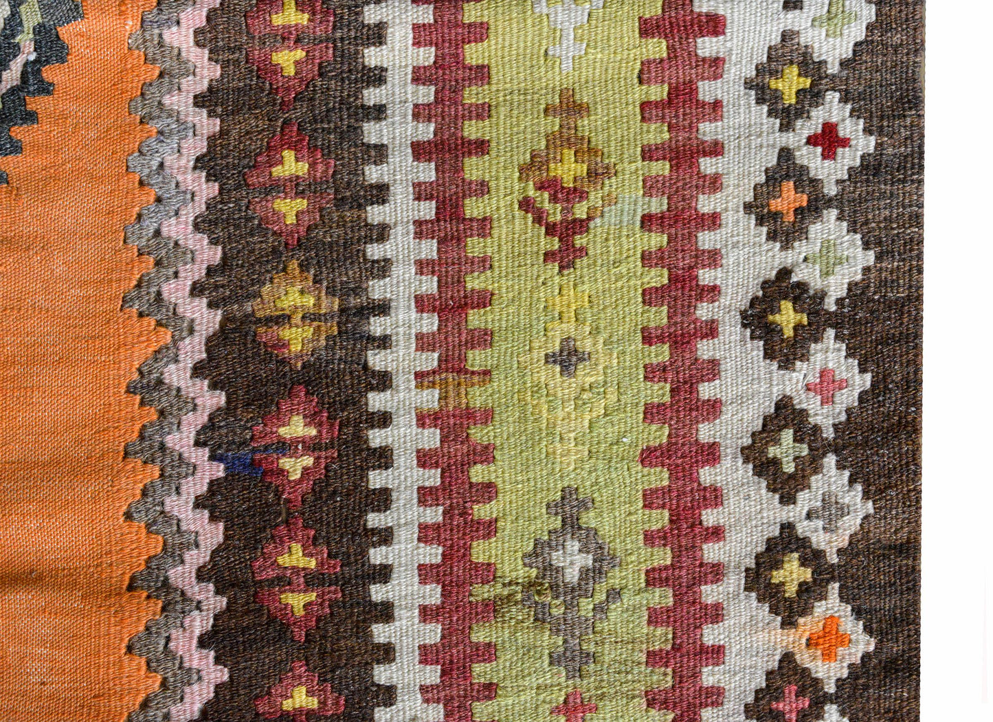 Early 20th Century Saveh Kilim Rug For Sale