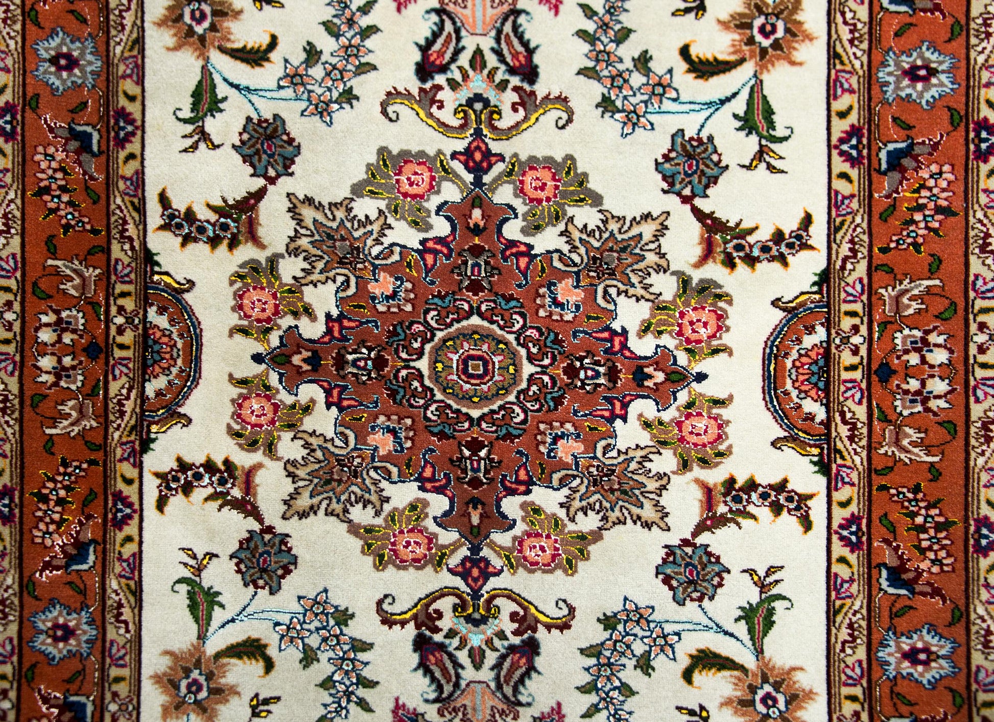 Vintage Persian Tabriz Rug For Sale