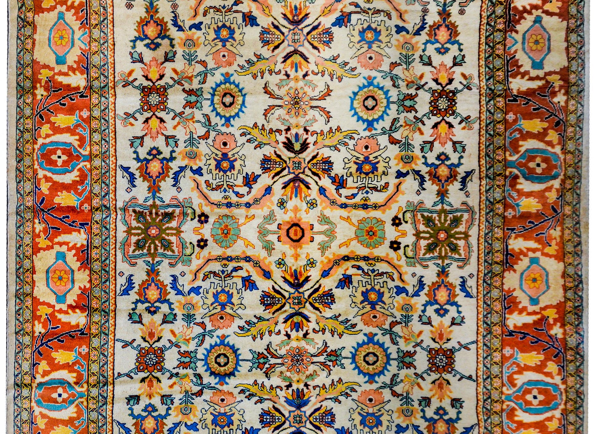 Breathtaking Mid-20th Century Sultanabad Rug For Sale