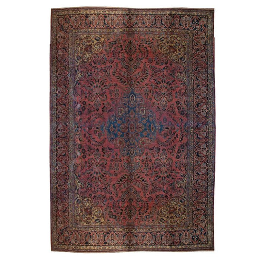 Antique Sarouk Carpet For Sale