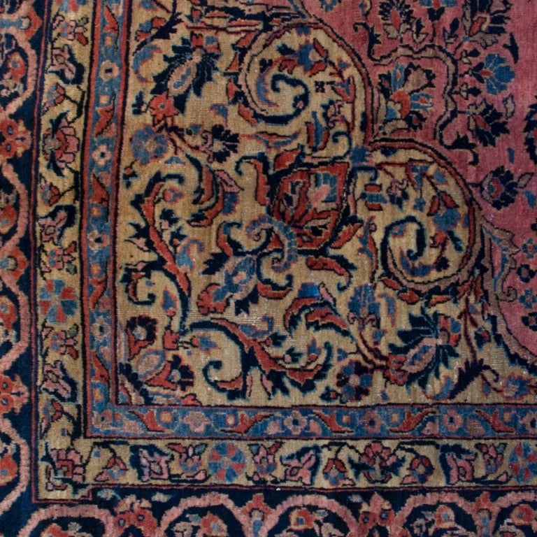 Antique Sarouk Carpet For Sale