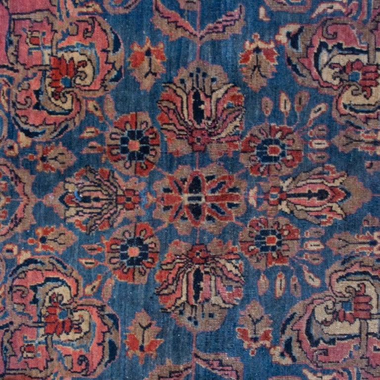 Antique Sarouk Carpet For Sale