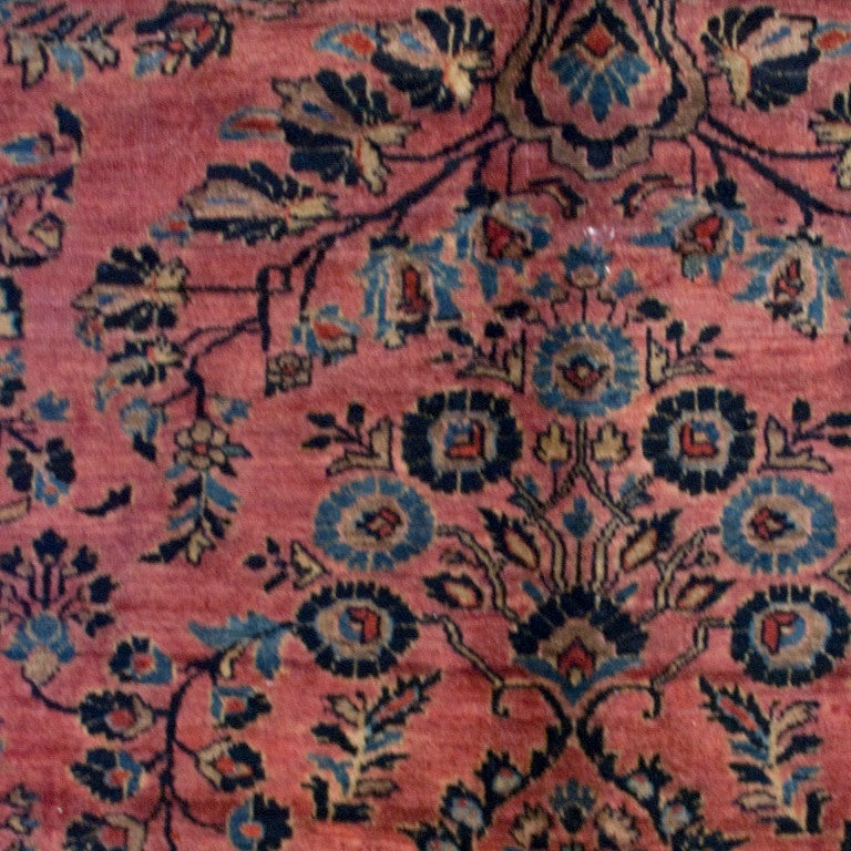 Antique Sarouk Carpet For Sale
