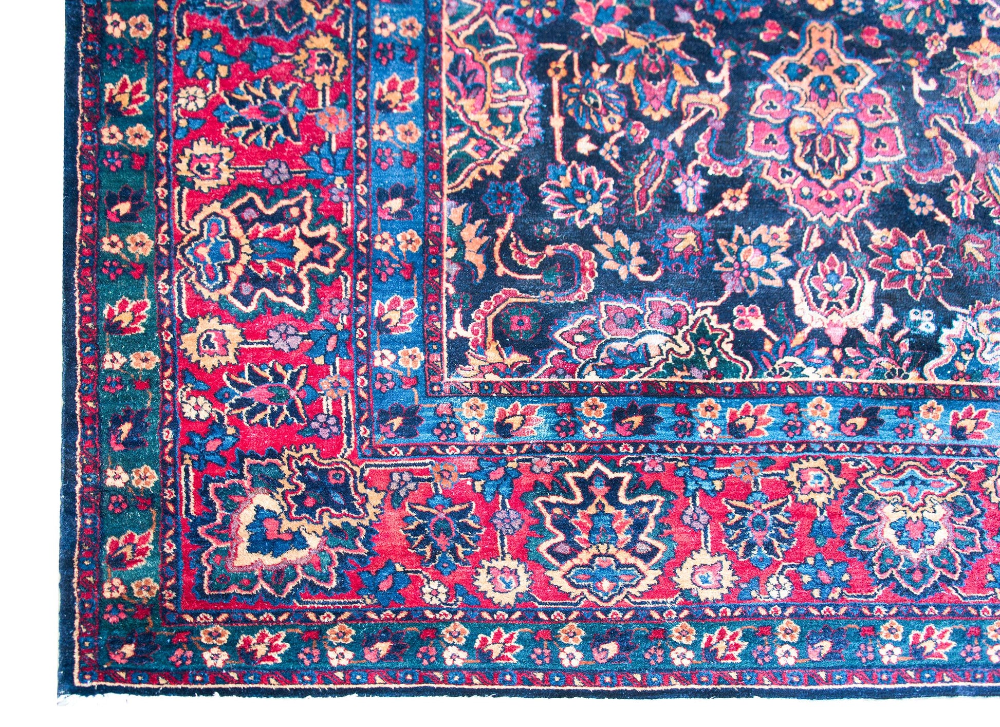 Early 20th Century Persian Kirman Rug For Sale