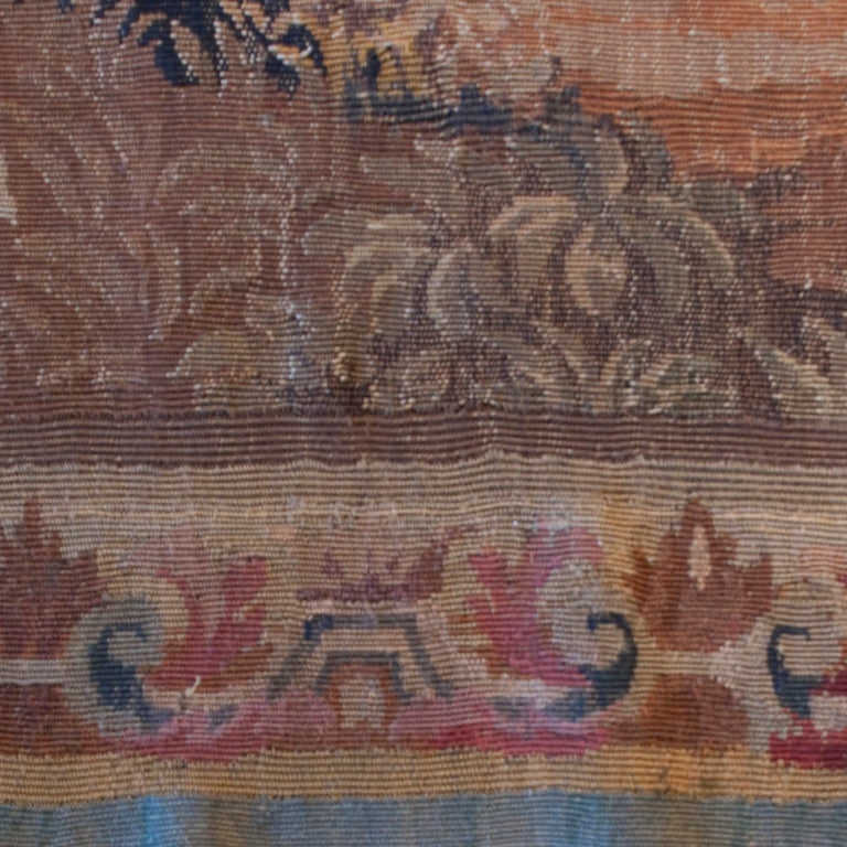 19th Century French Aubusson Carpet For Sale