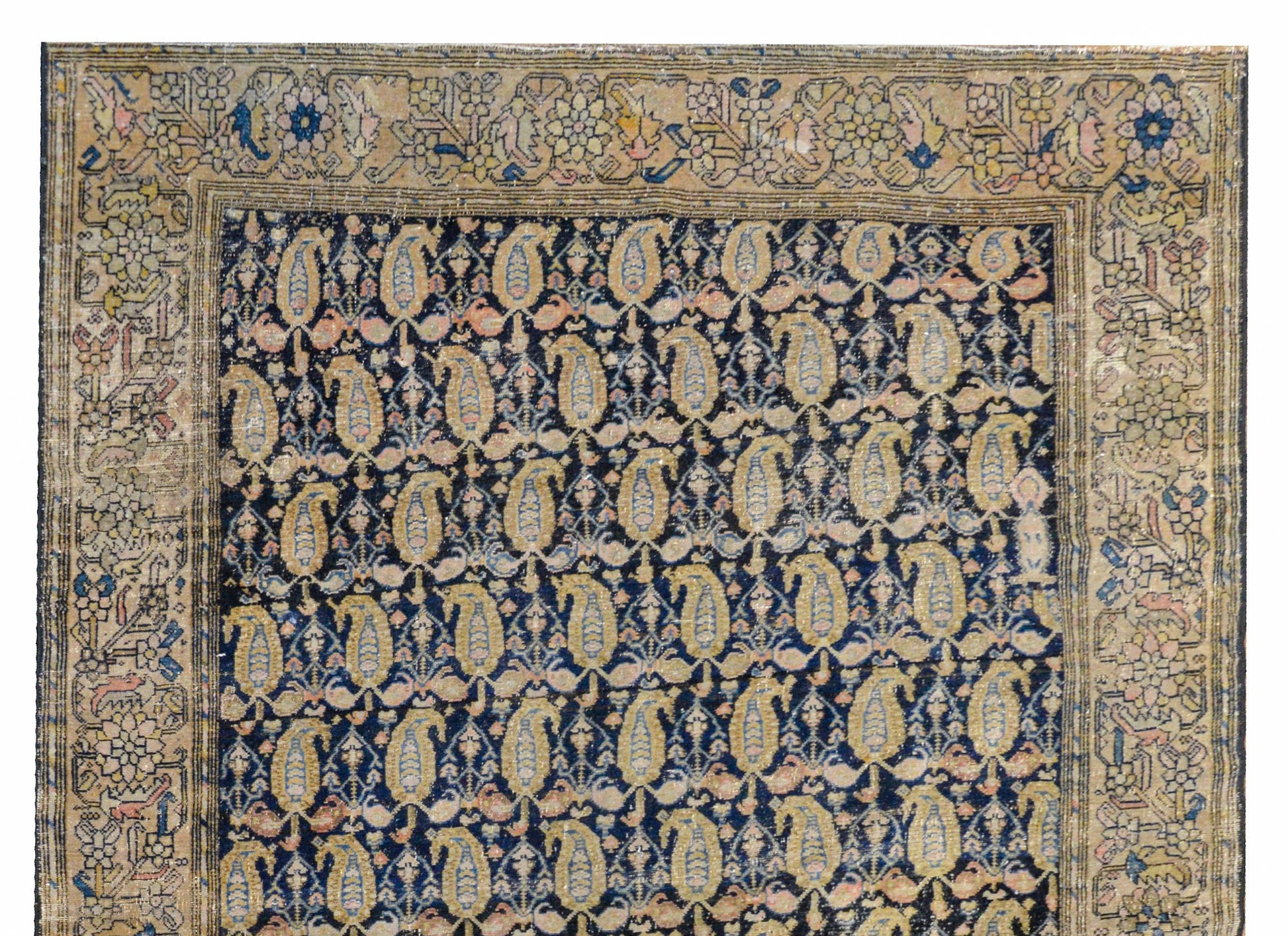 Wonderful Early 20th Century Malayer Rug For Sale