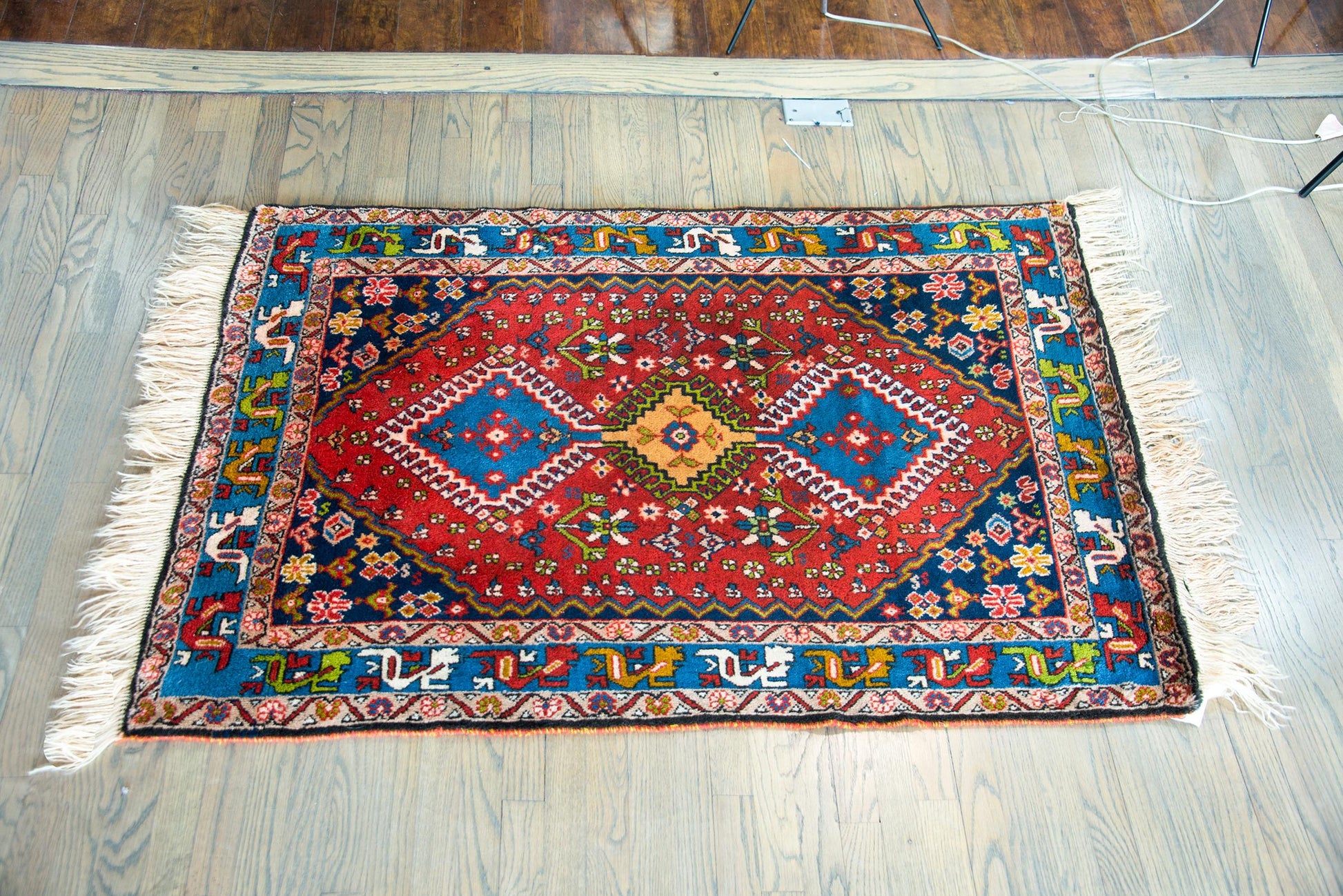 Vintage Persian Yallameh Rug For Sale