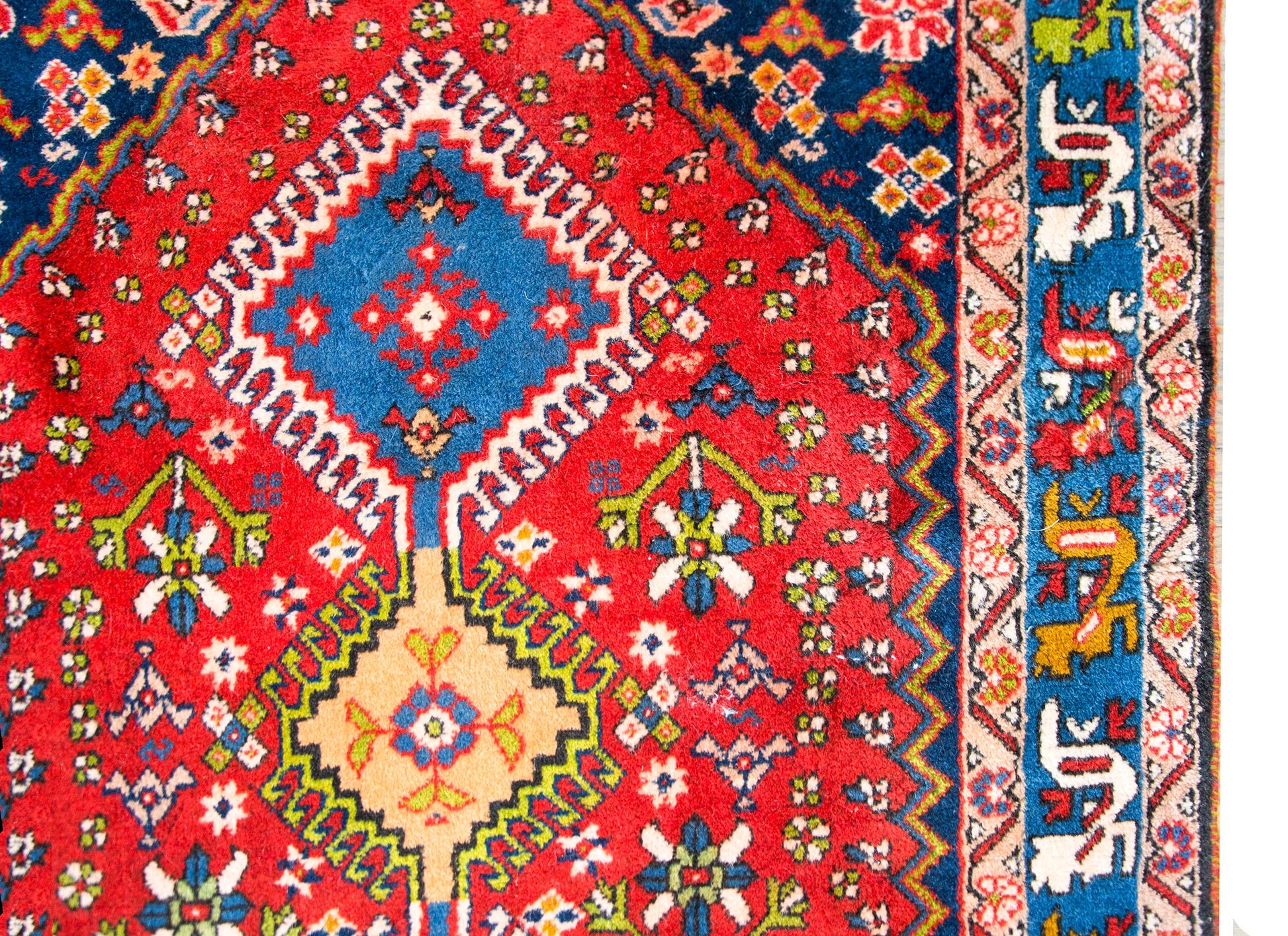 Vintage Persian Yallameh Rug For Sale