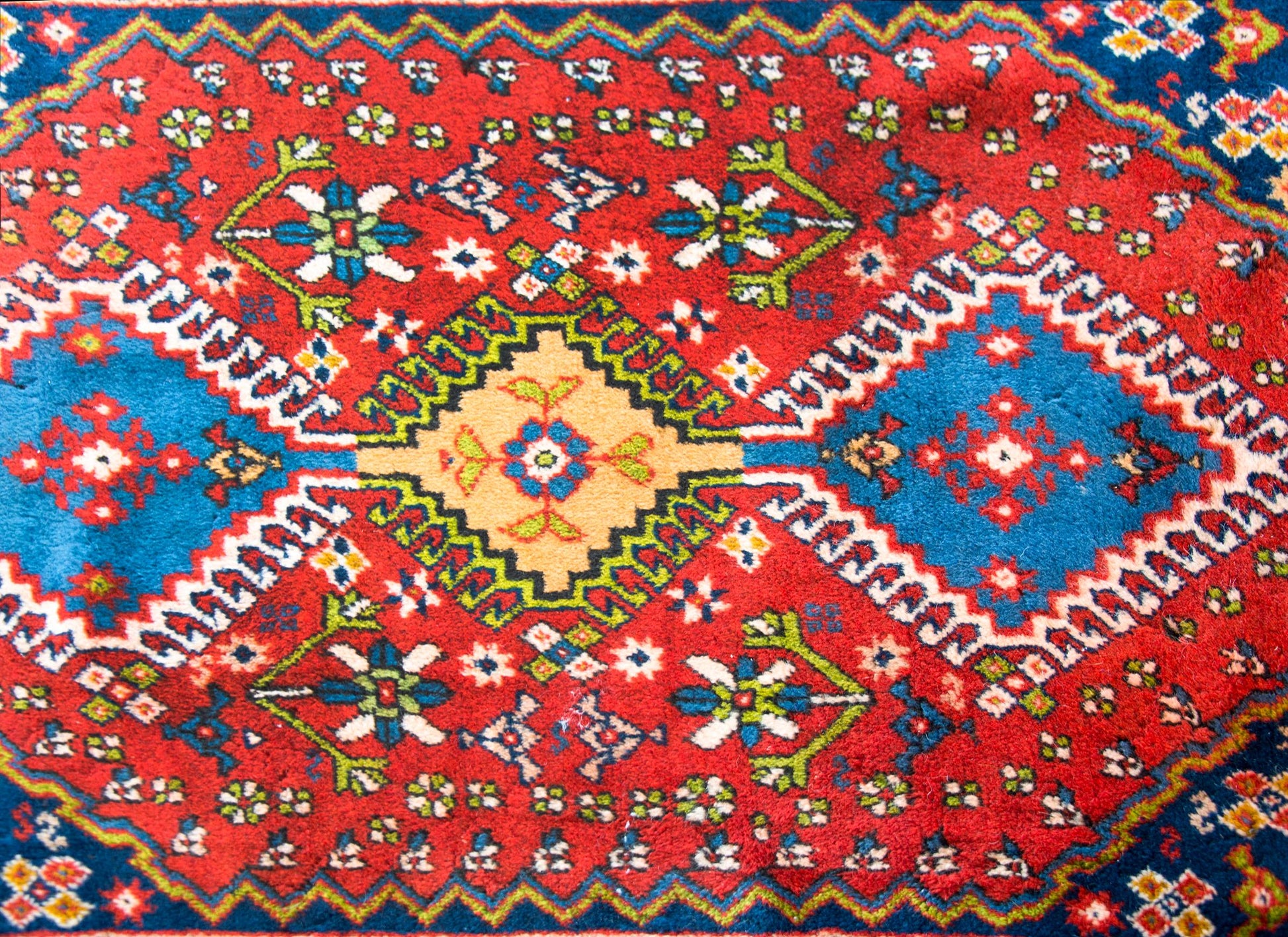 Vintage Persian Yallameh Rug For Sale