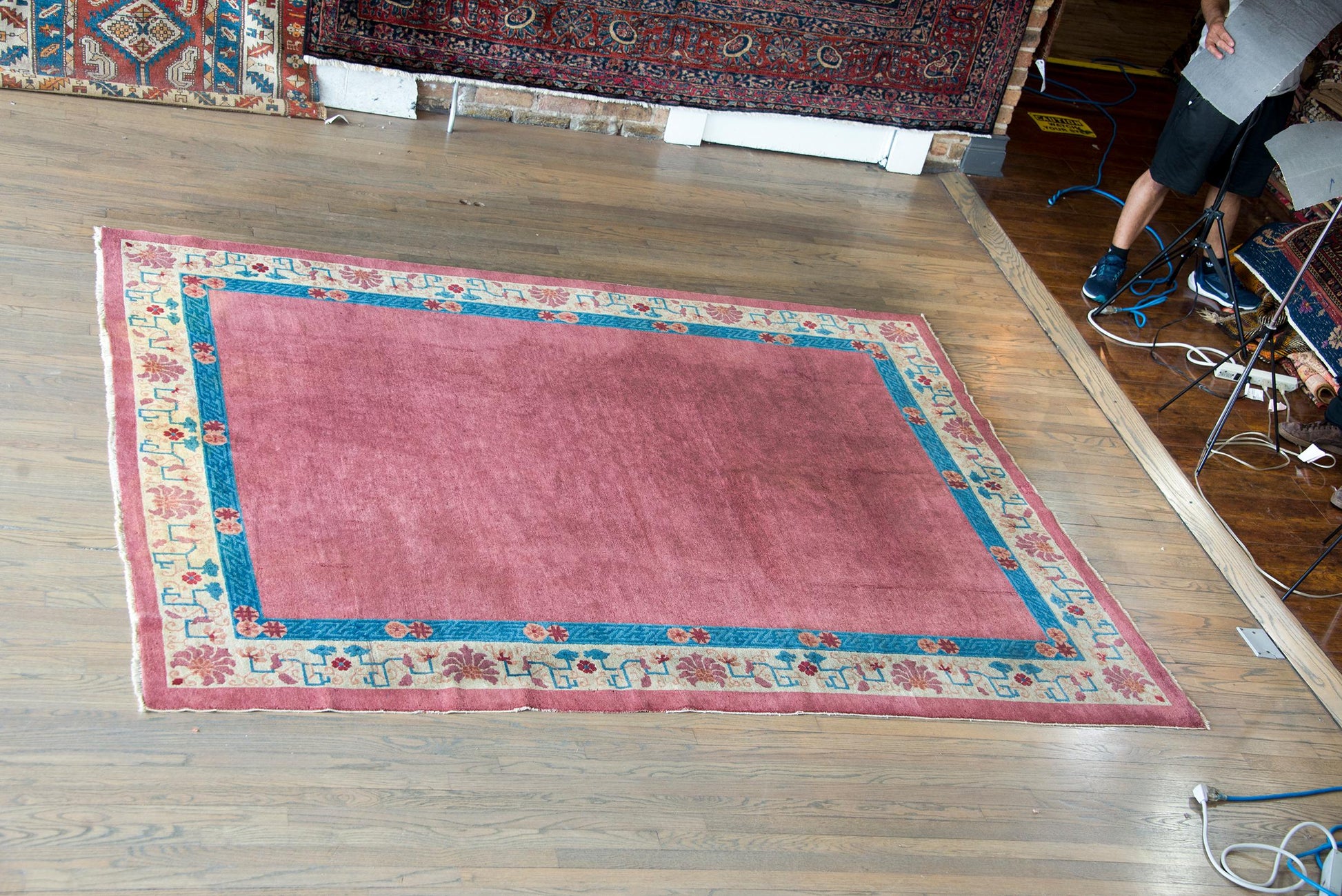 Early 20th Century Chinese Feti Rug For Sale