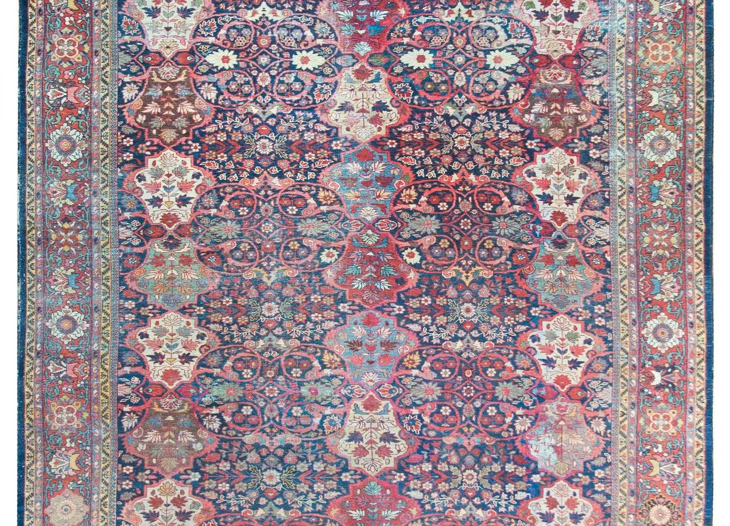 Early 20th Persian Mahal Rug For Sale