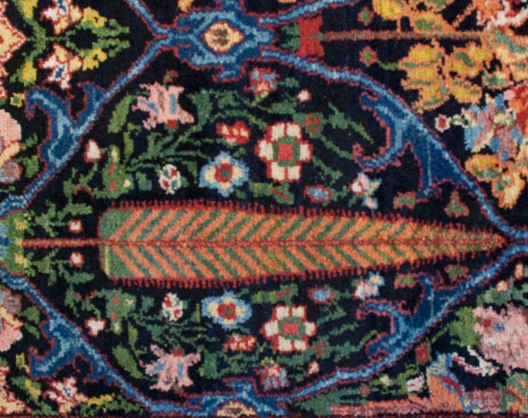 Early 20th Century Persian Bakhtiari Carpet,  For Sale