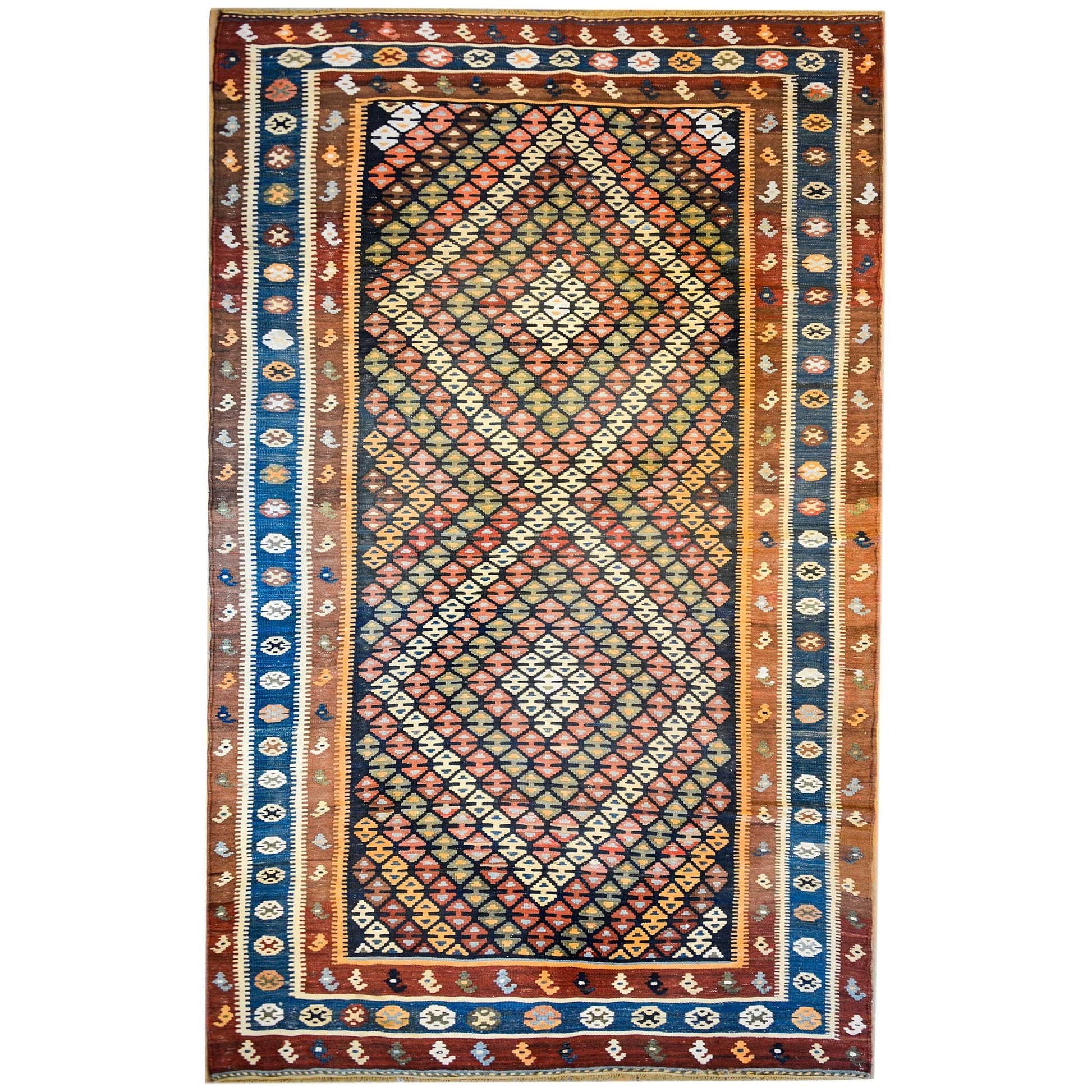 Early 20th Century Ersin Kilim Rug For Sale