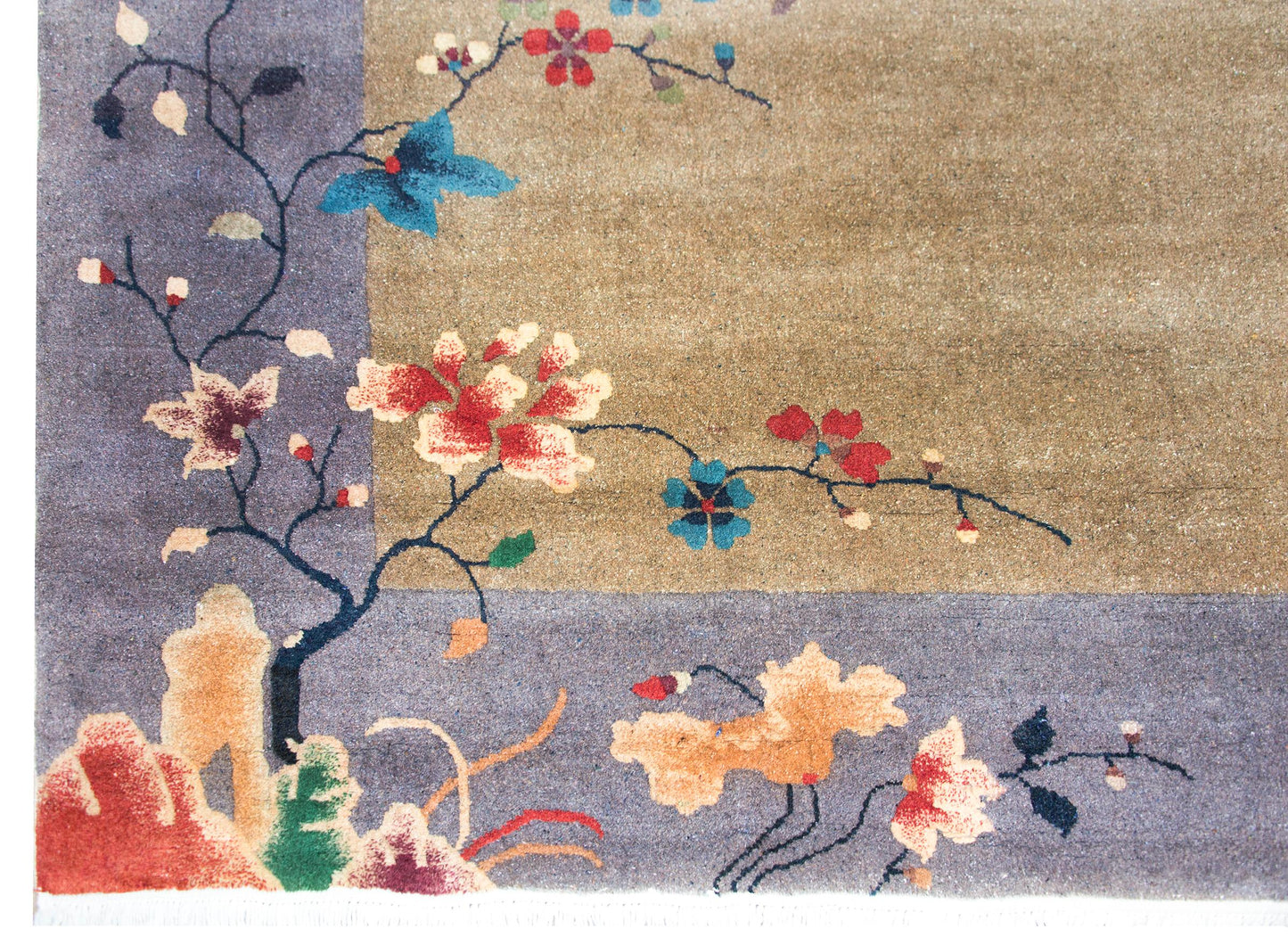 Early 20th Century Chinese Art Deco Rug For Sale