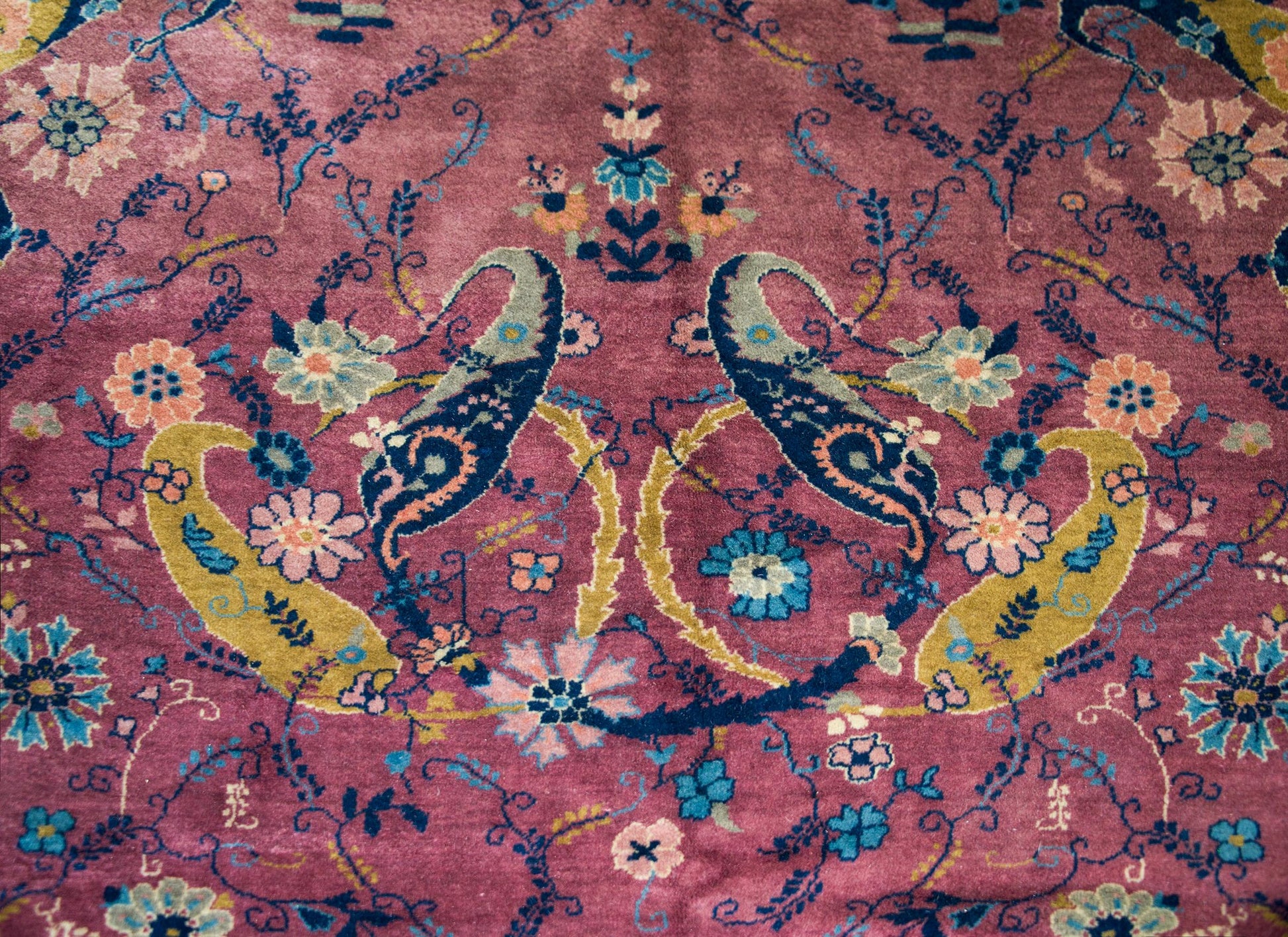 Early 20th Century Indian Lahore Rug For Sale