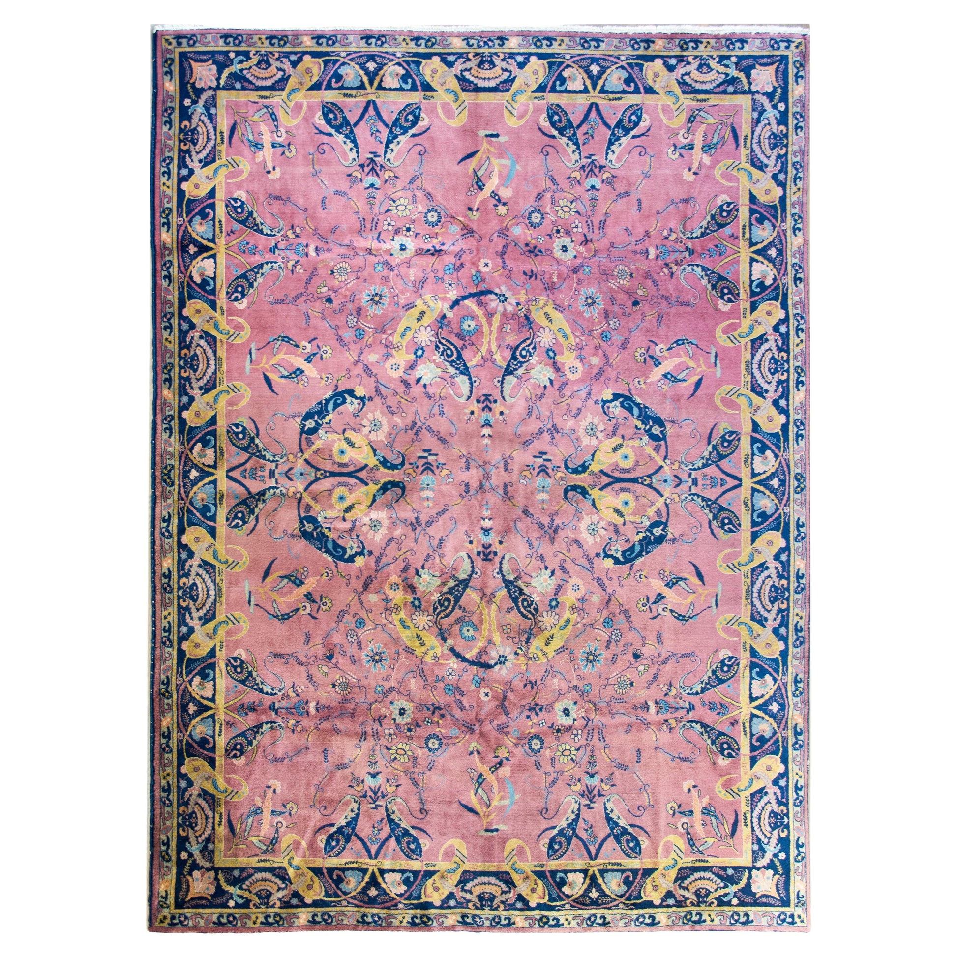 Early 20th Century Indian Lahore Rug For Sale