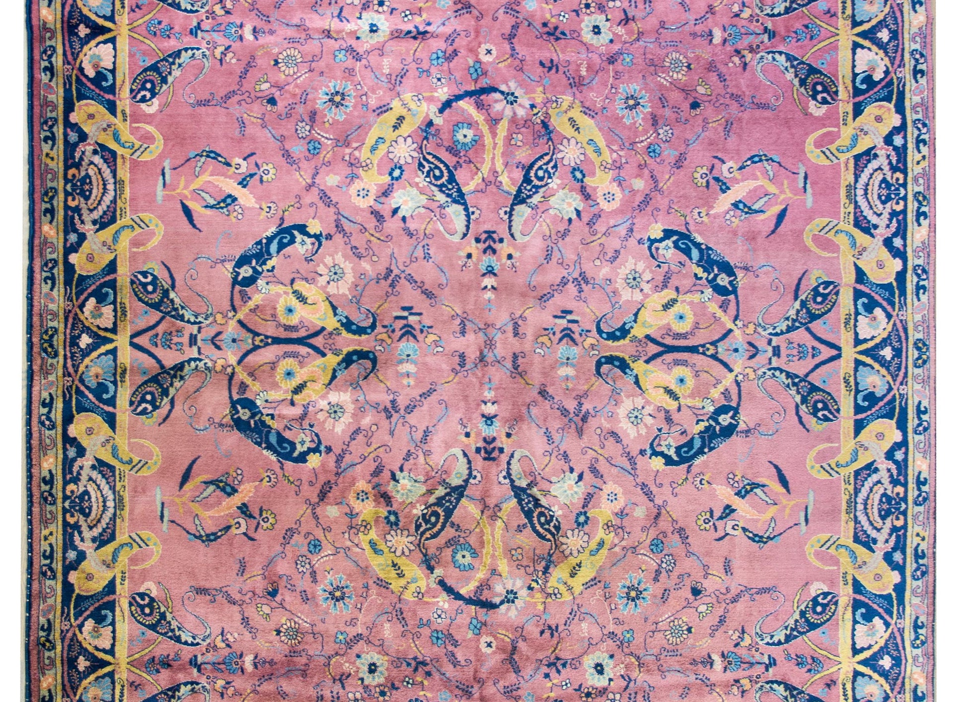 Early 20th Century Indian Lahore Rug For Sale