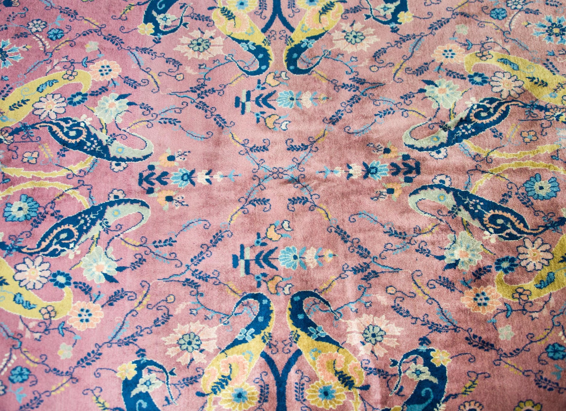 Early 20th Century Indian Lahore Rug For Sale